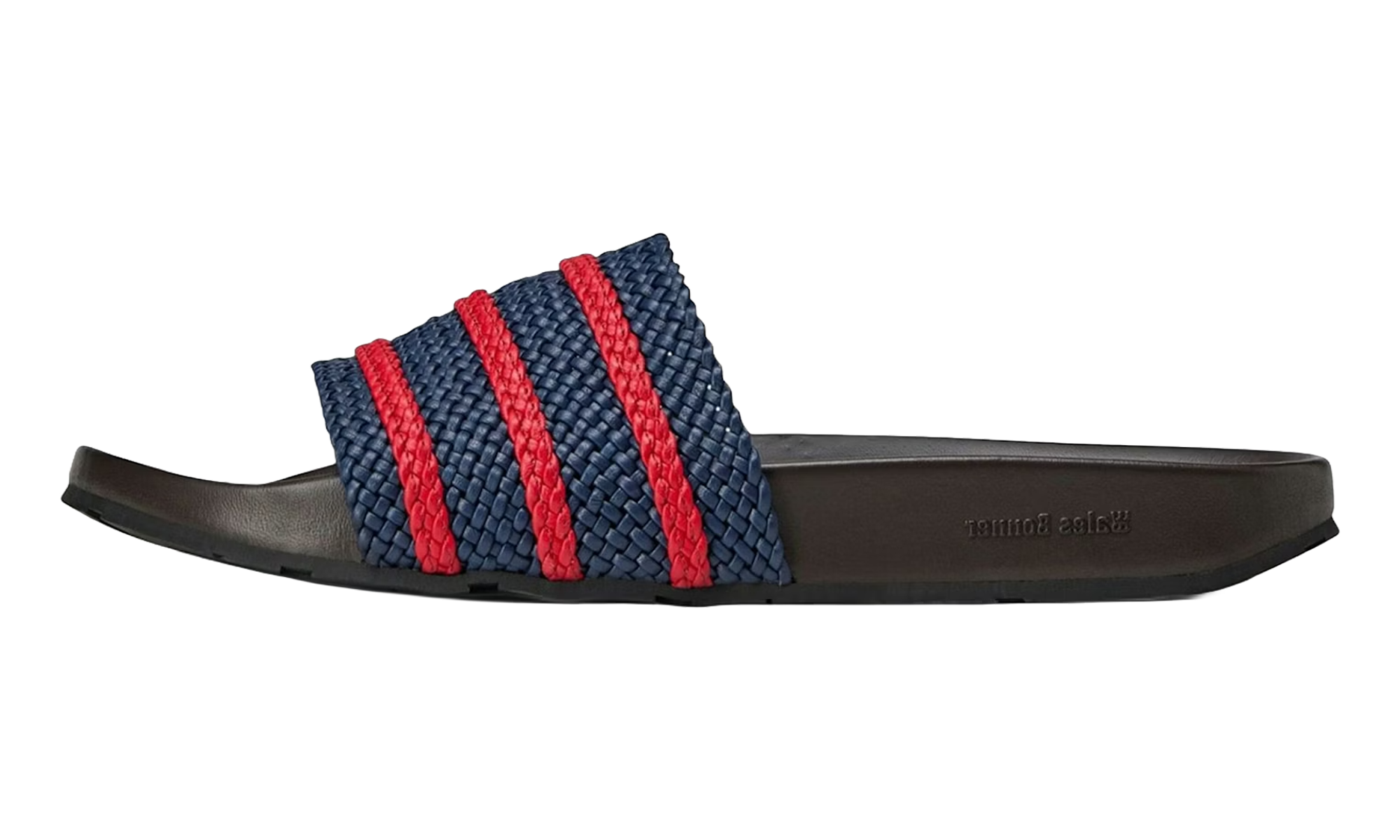 Adilette Slides "Wales Bonner Night Indigo Scarlet"