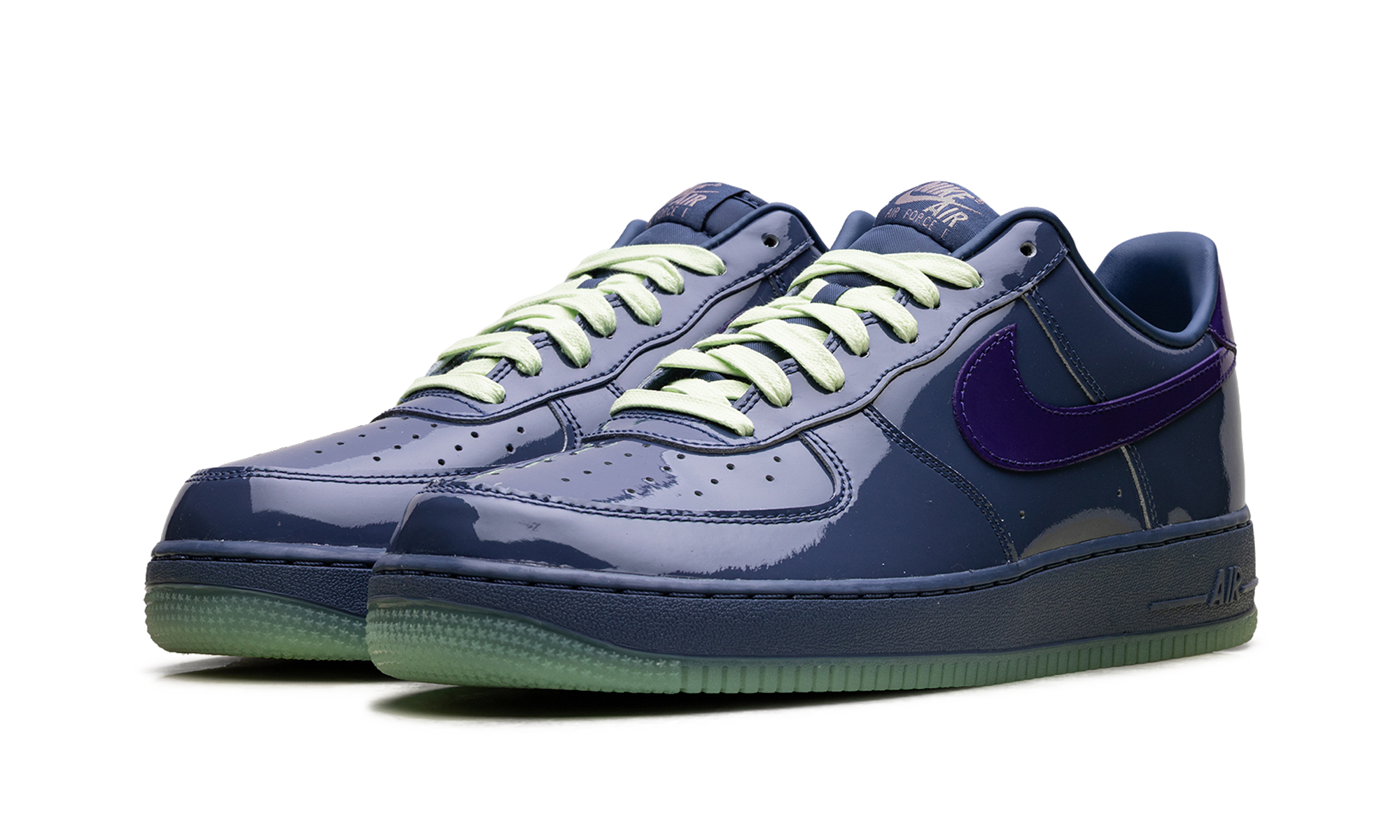 Air Force 1 Low "Patent Leather Mystic Navy Grape Ice"