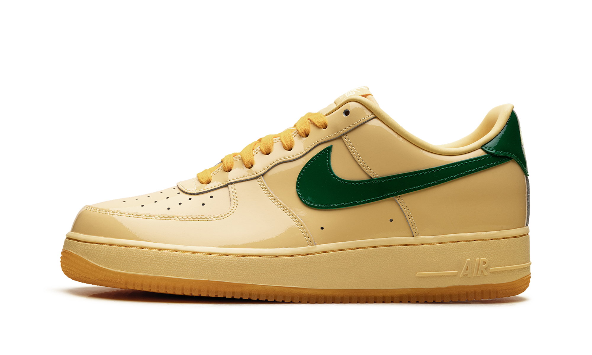 Air Force 1 Low "Patent Leather Topaz Gold Pine Green"