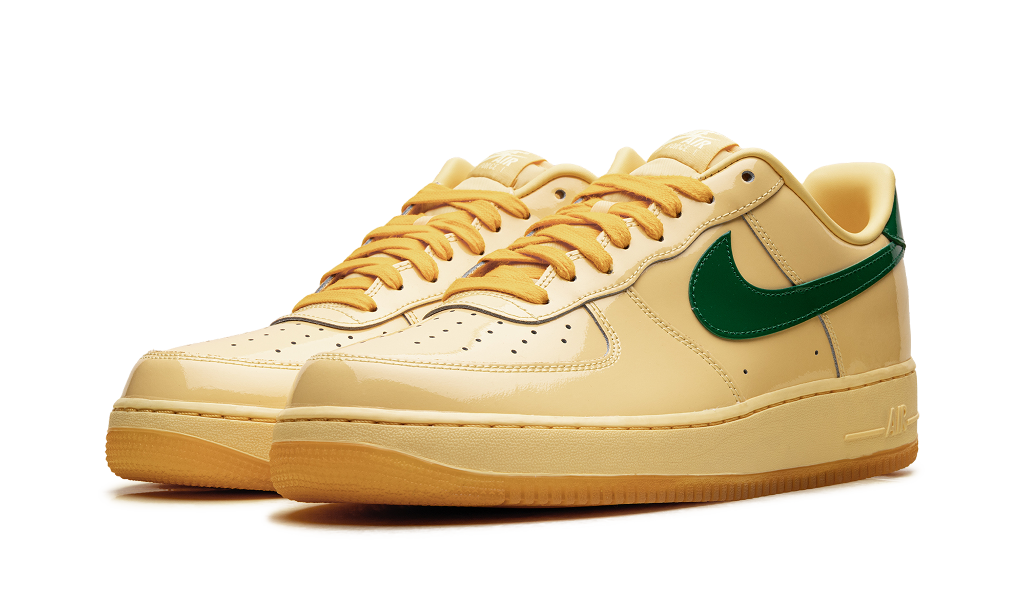 Air Force 1 Low "Patent Leather Topaz Gold Pine Green"