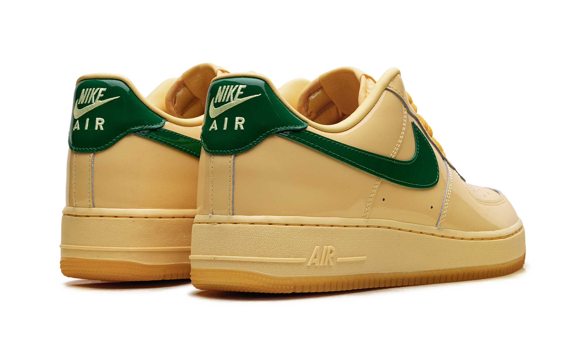 Air Force 1 Low "Patent Leather Topaz Gold Pine Green"