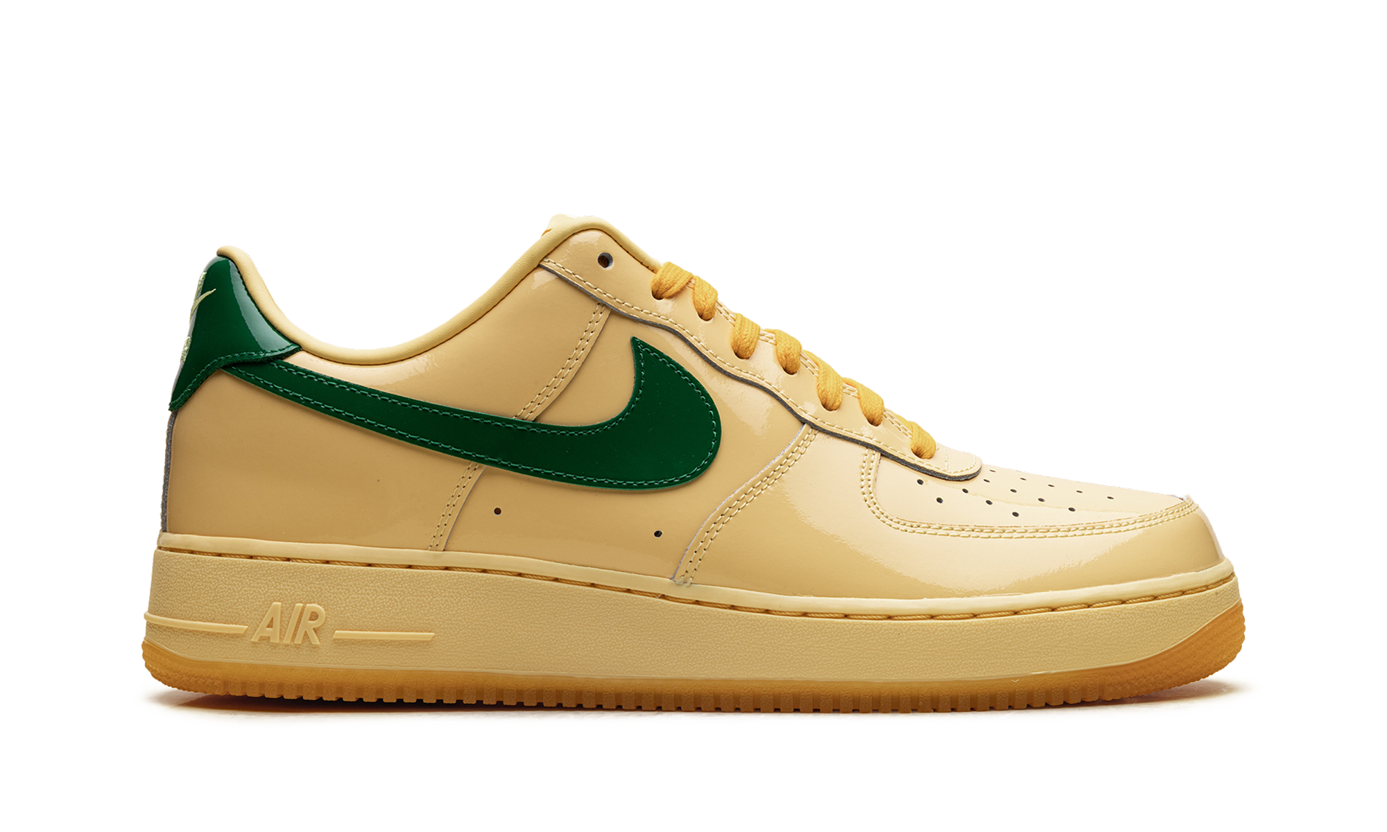 Air Force 1 Low "Patent Leather Topaz Gold Pine Green"