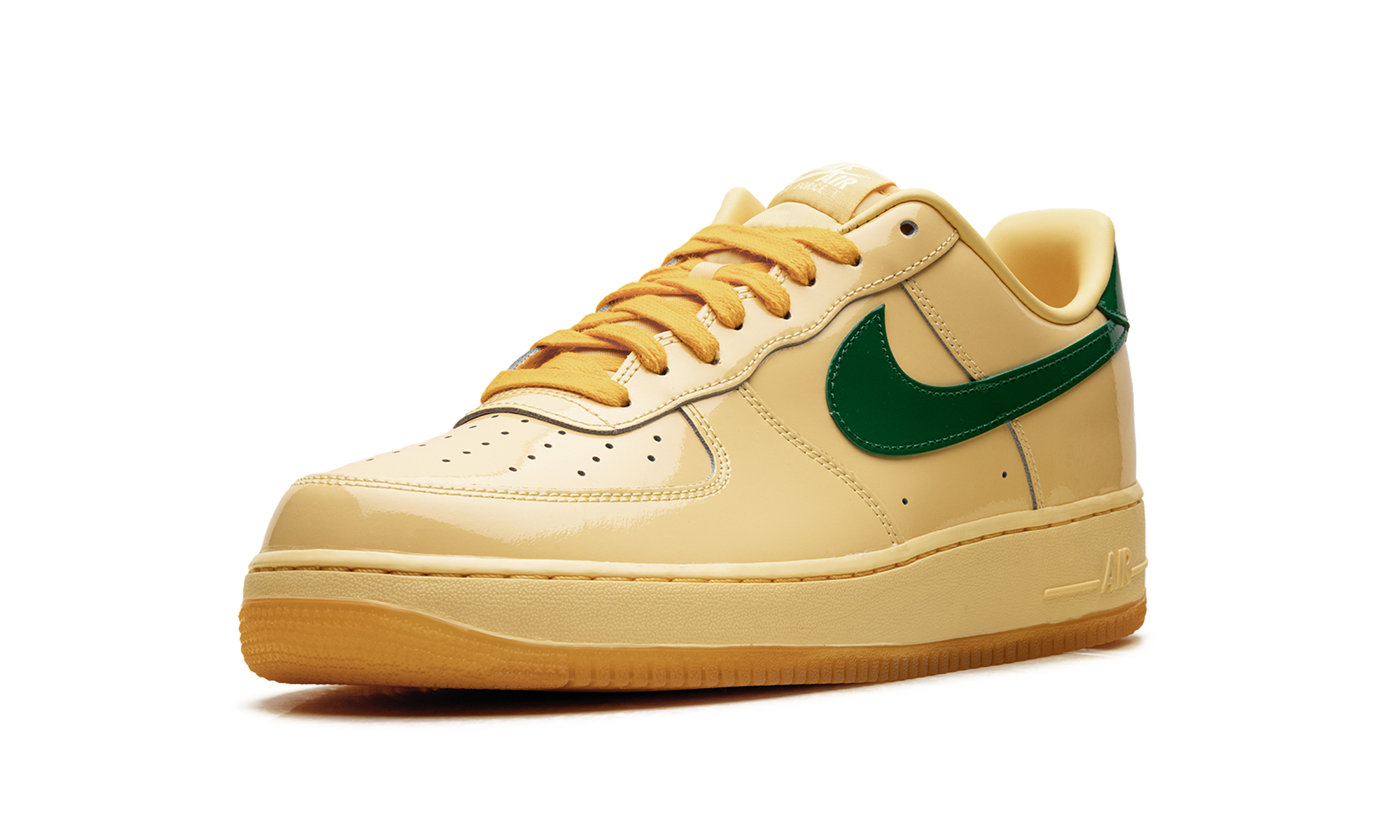 Air Force 1 Low "Patent Leather Topaz Gold Pine Green"