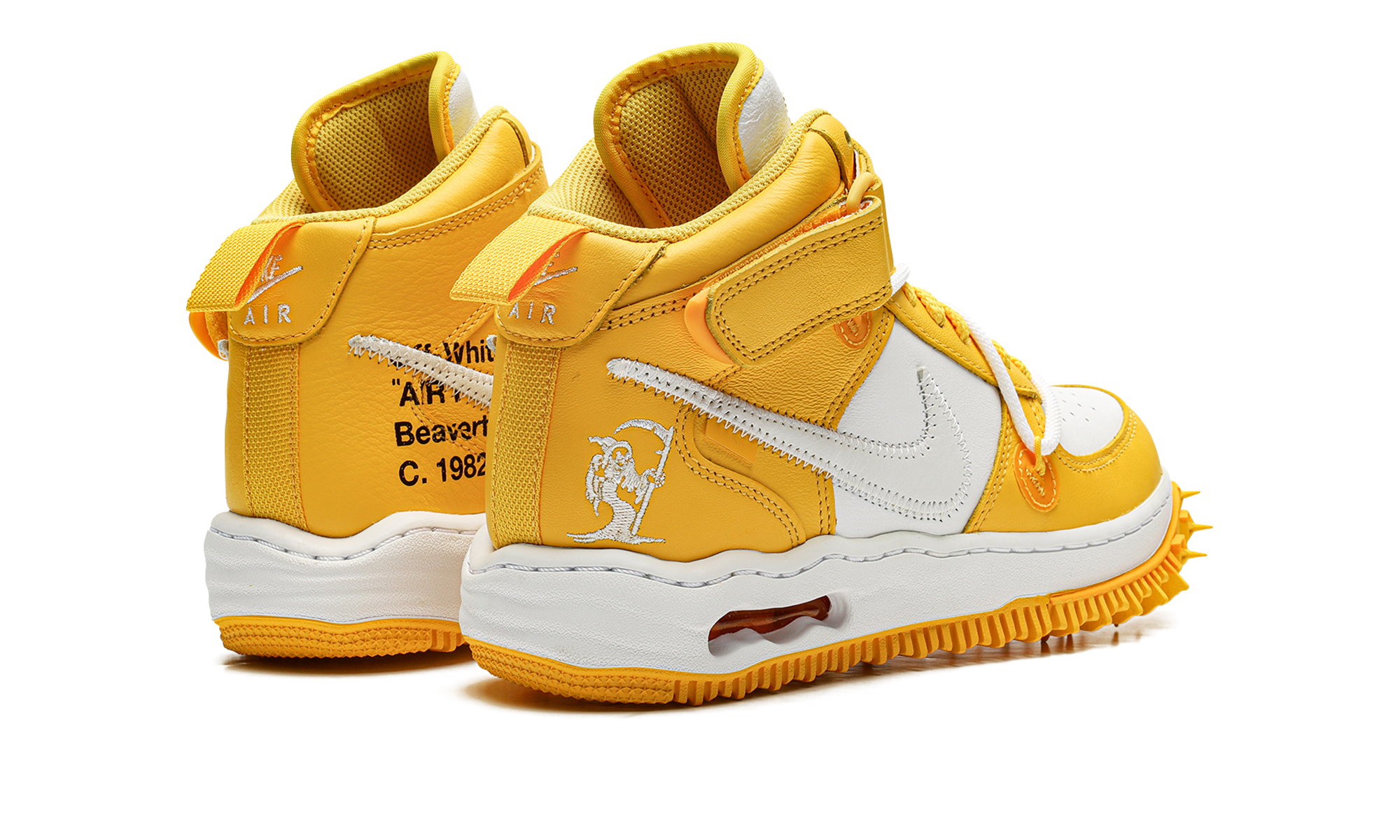 Air Force 1 Mid "Off-white - Varsity Maize"
