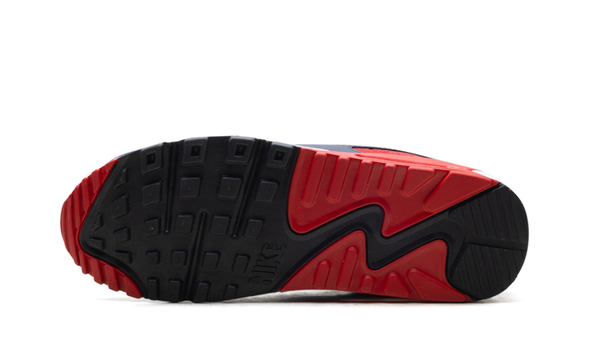 Air Max 90 "White/cool Grey-university Red"