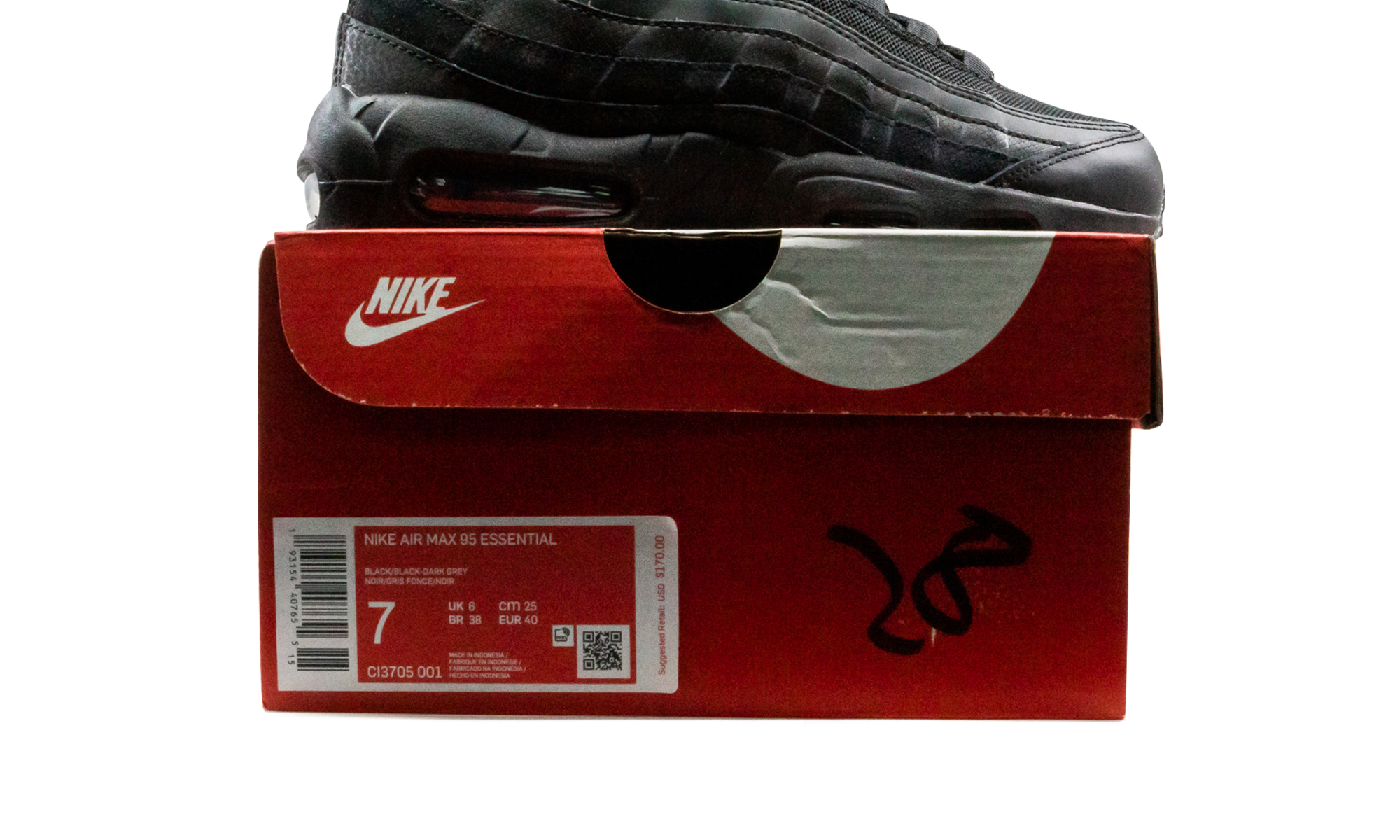 Air Max 95 Essential "Triple Black"