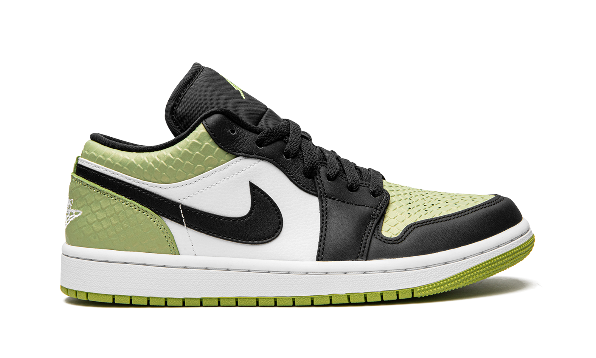 AJ 1 Lo Se Women "Vivid Green Snakeskin"