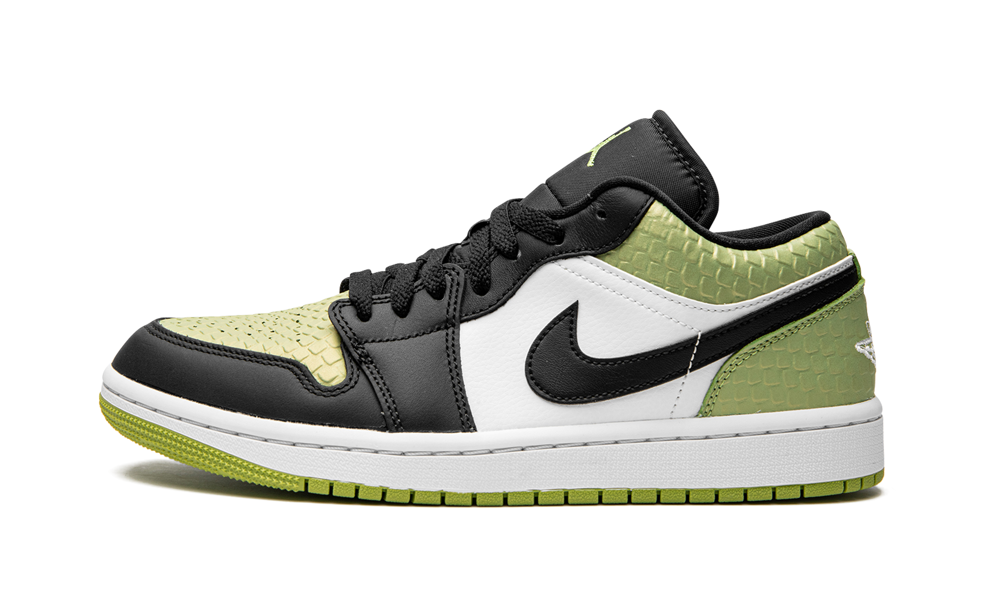 AJ 1 Lo Se Women "Vivid Green Snakeskin"