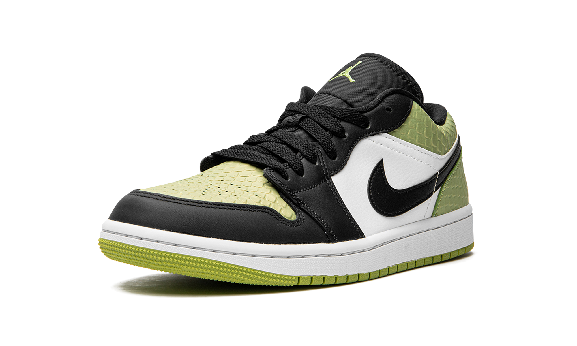 AJ 1 Lo Se Women "Vivid Green Snakeskin"