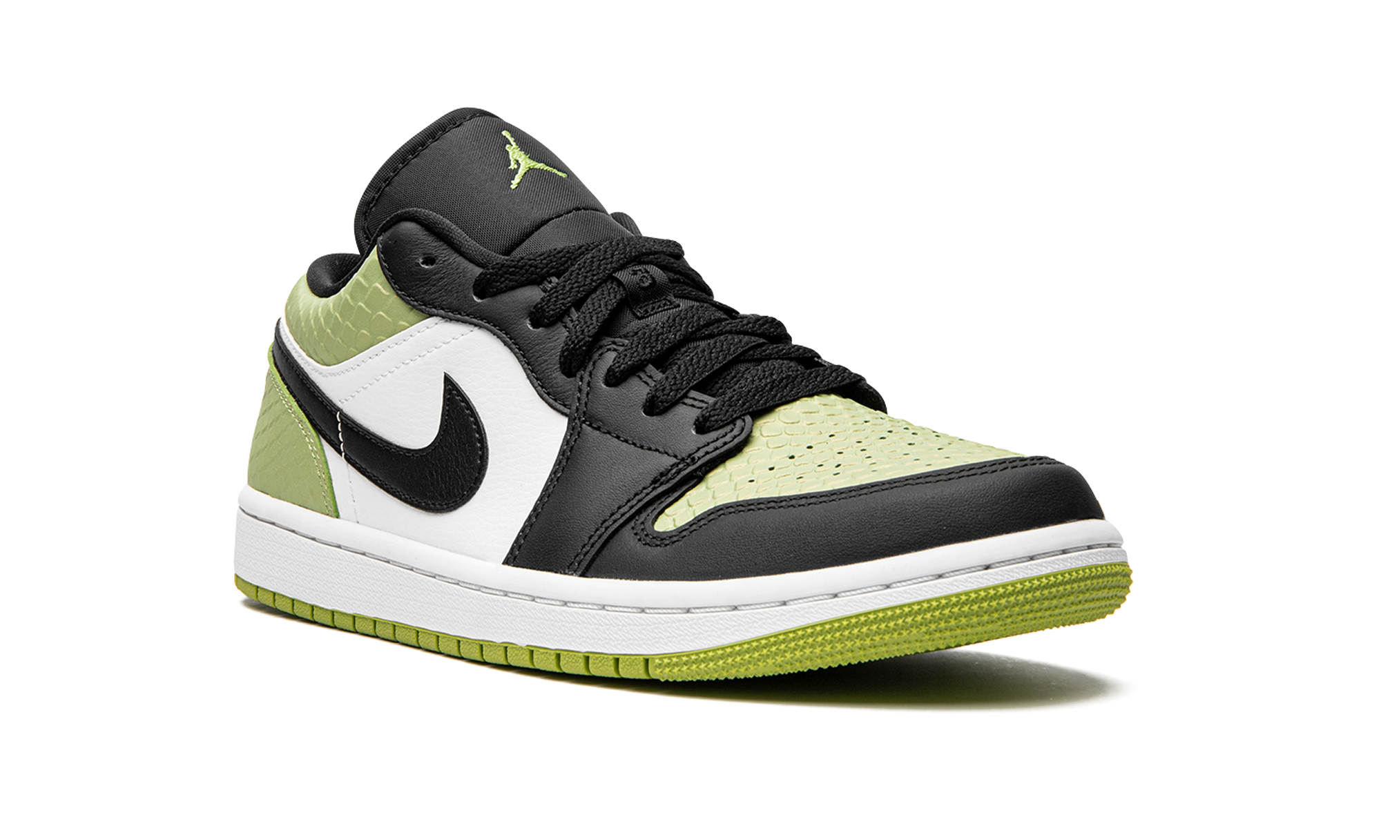 AJ 1 Lo Se Women "Vivid Green Snakeskin"