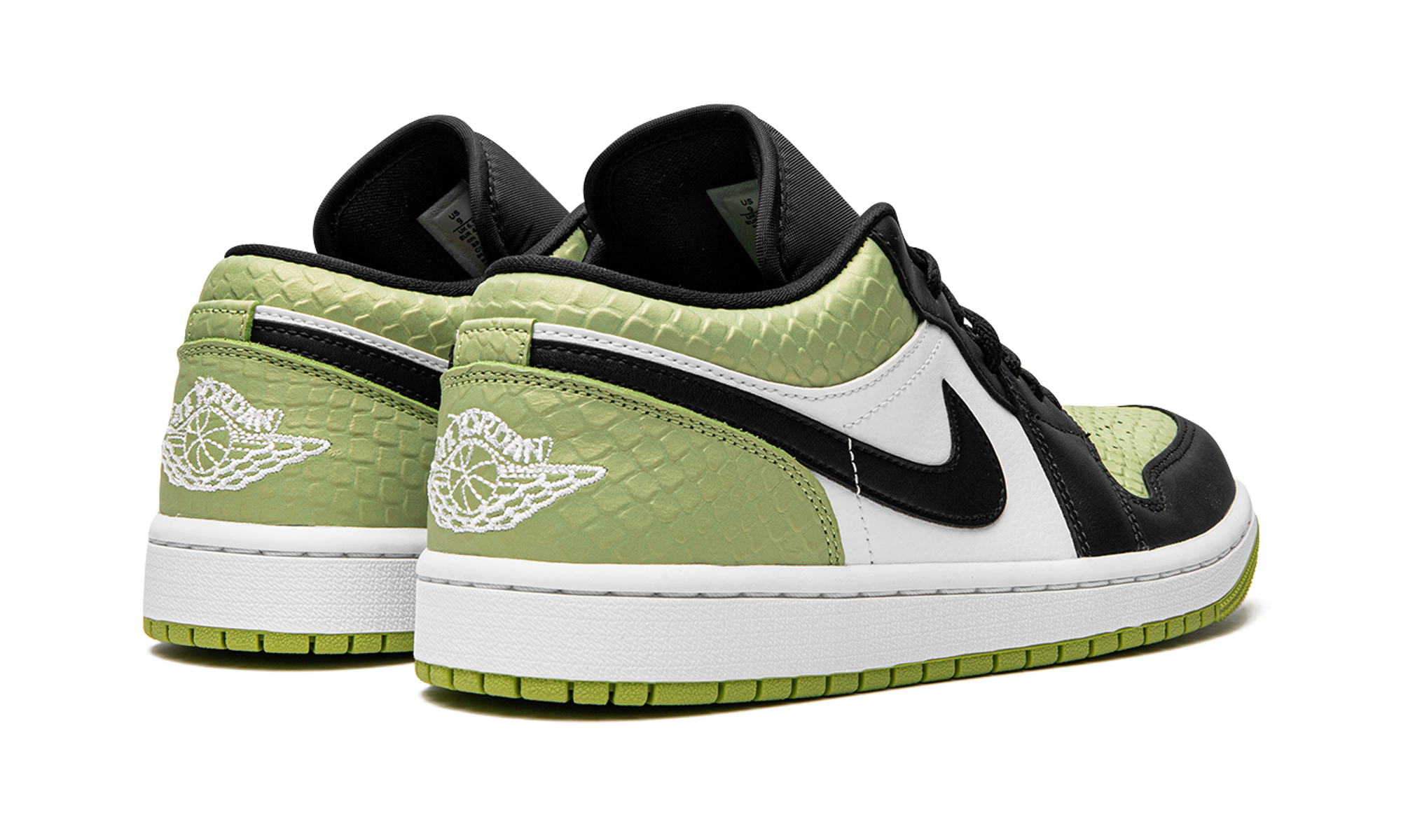 AJ 1 Lo Se Women "Vivid Green Snakeskin"