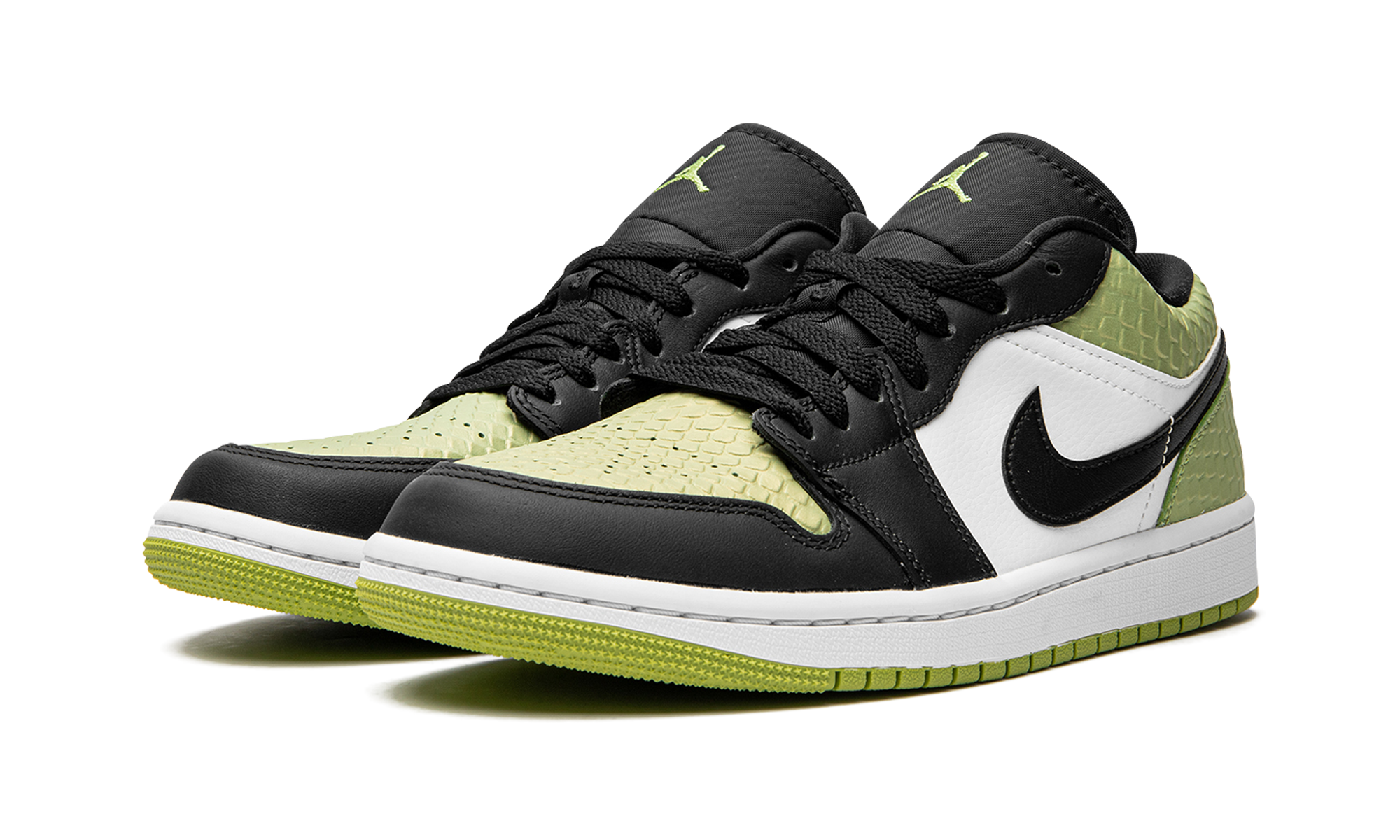 AJ 1 Lo Se Women "Vivid Green Snakeskin"