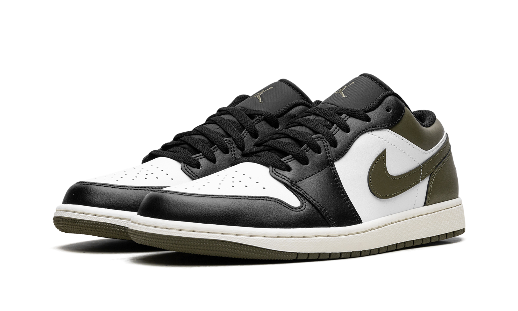 AJ 1 Low "Black Toe Medium Olive"