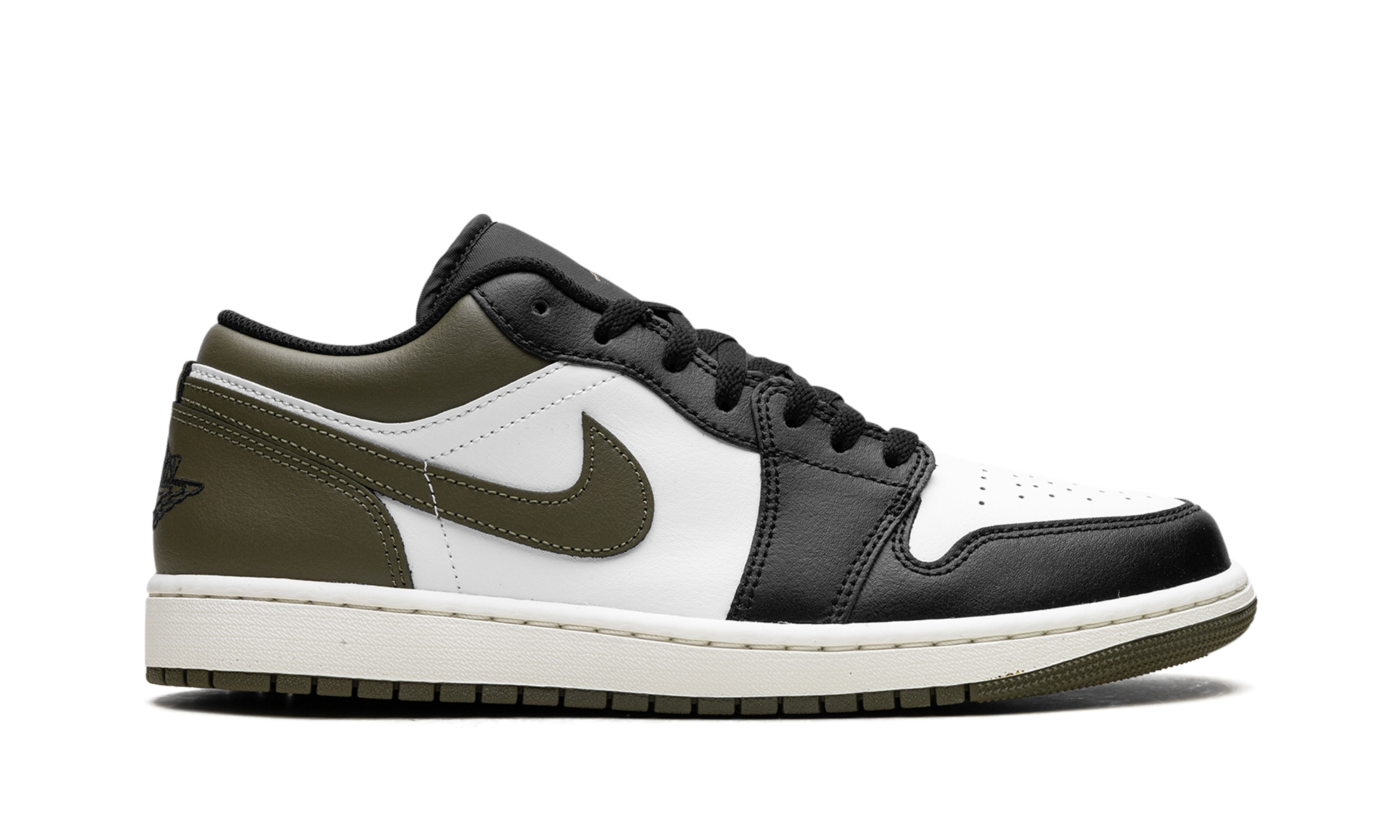AJ 1 Low "Black Toe Medium Olive"