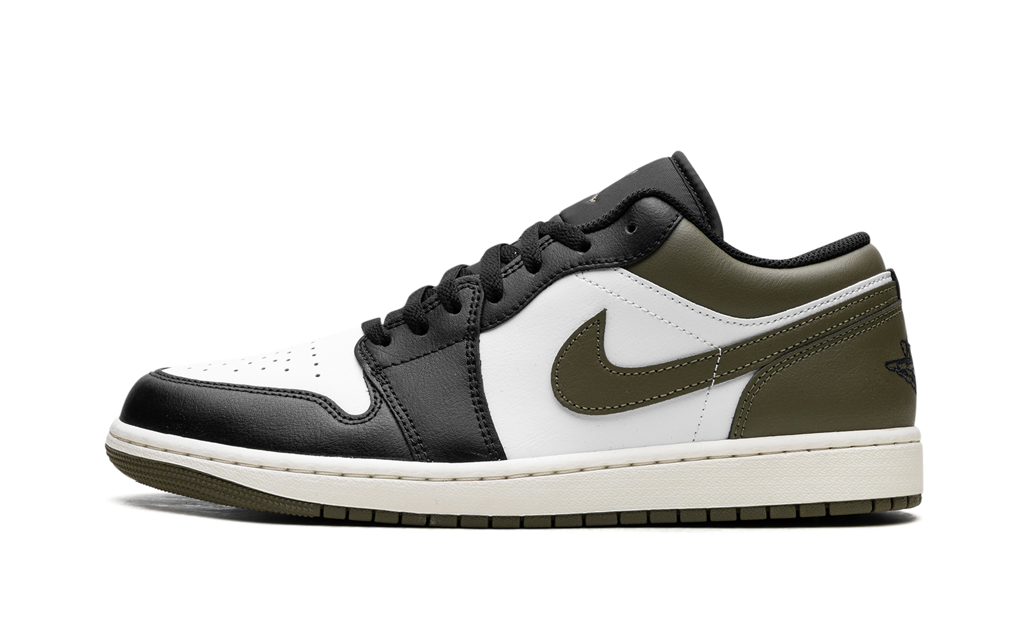 AJ 1 Low "Black Toe Medium Olive"