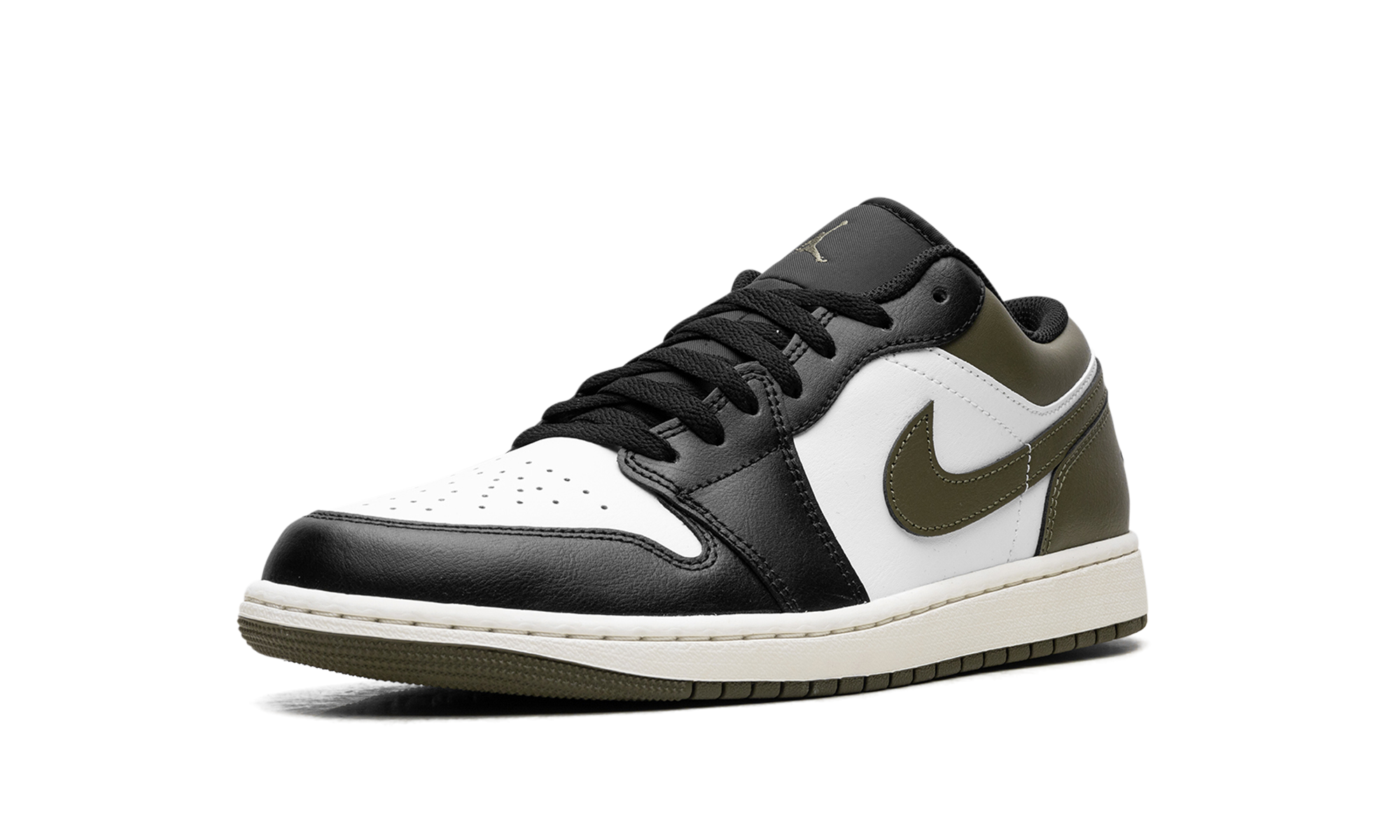 AJ 1 Low "Black Toe Medium Olive"