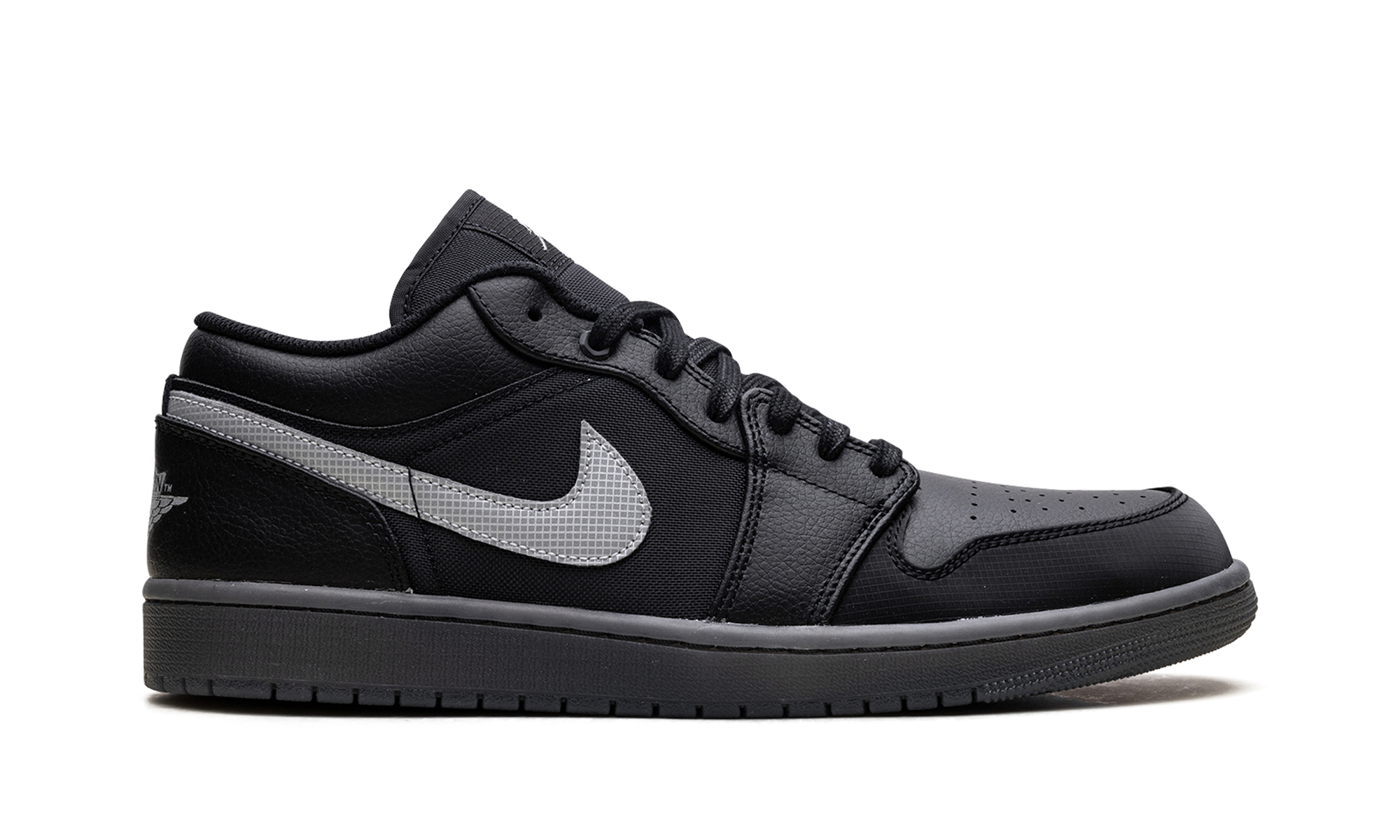 AJ 1 Low "Black White Dark Smoke Grey"