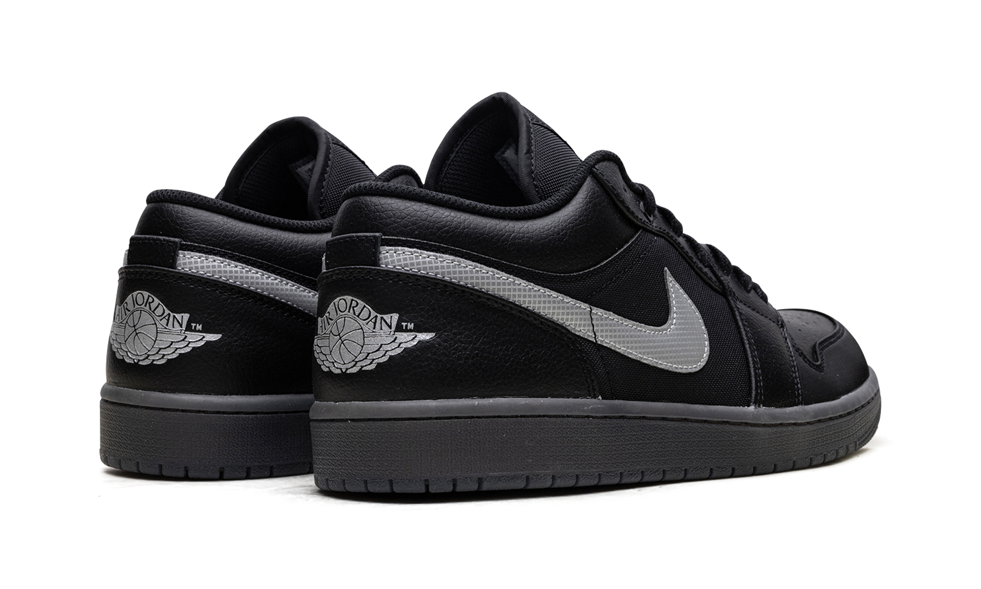 AJ 1 Low "Black White Dark Smoke Grey"