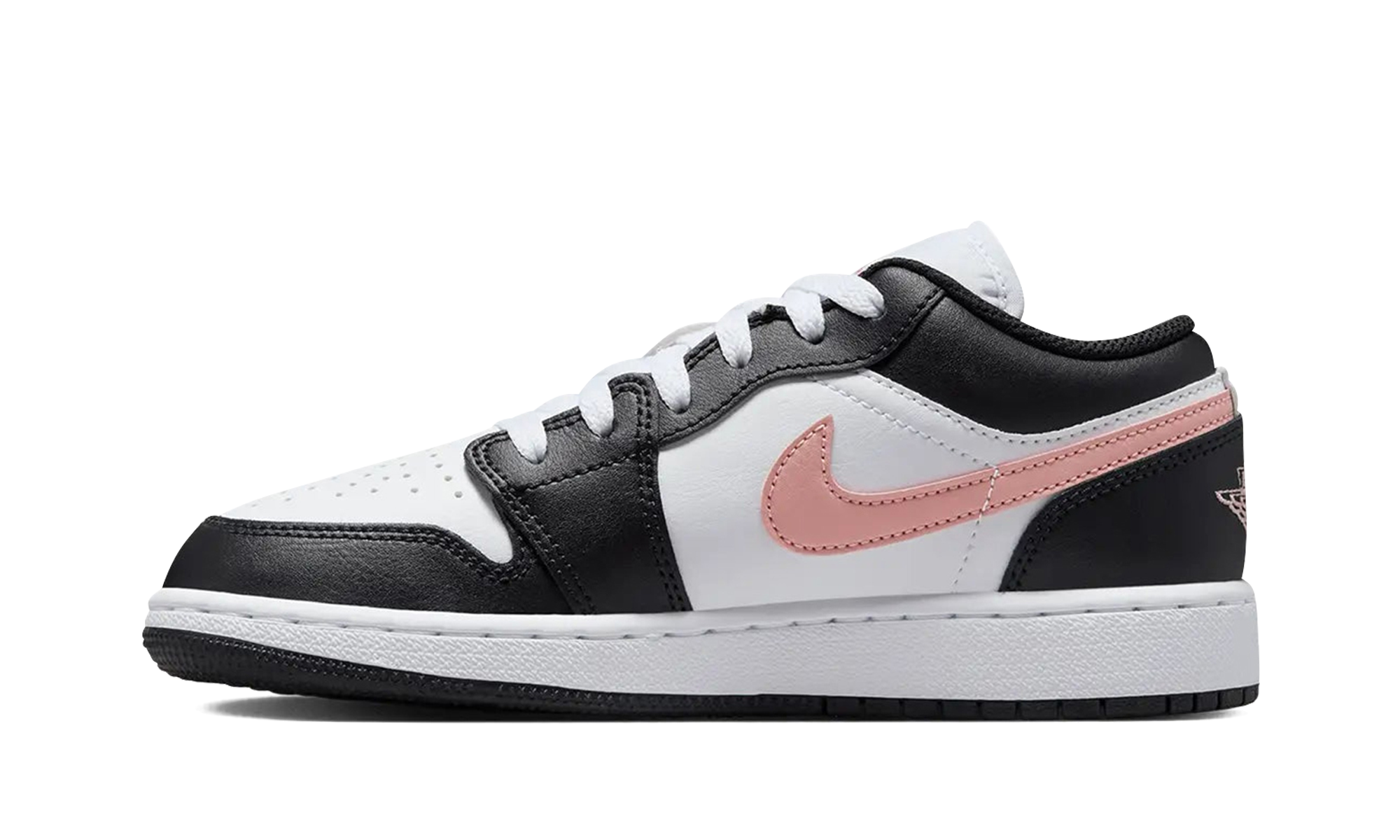 AJ 1 Low GS "White Black Rust Pink"
