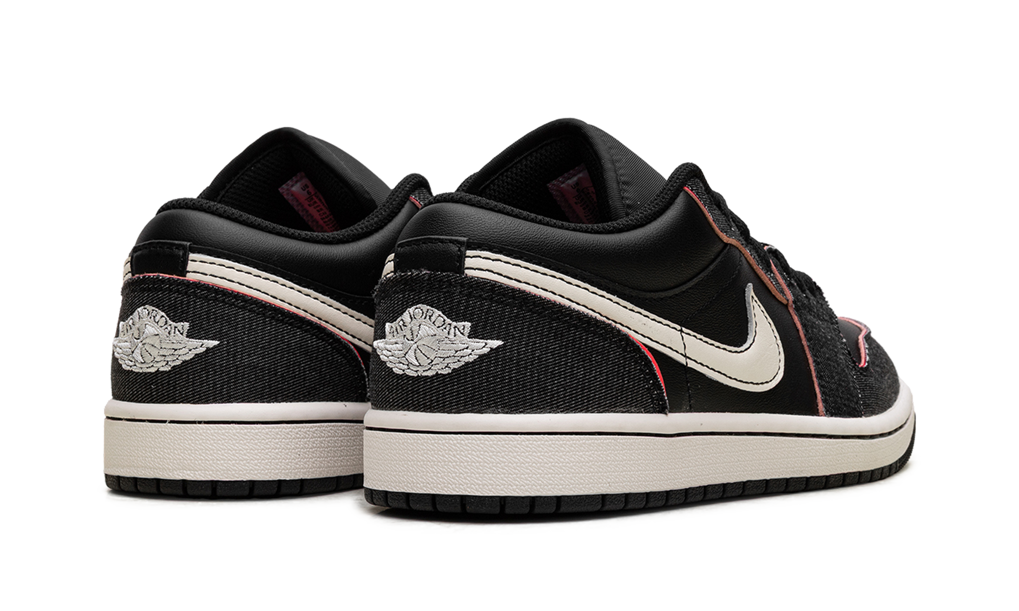 AJ 1 Low Se "Black/black/racer Pink/pale Ivory"