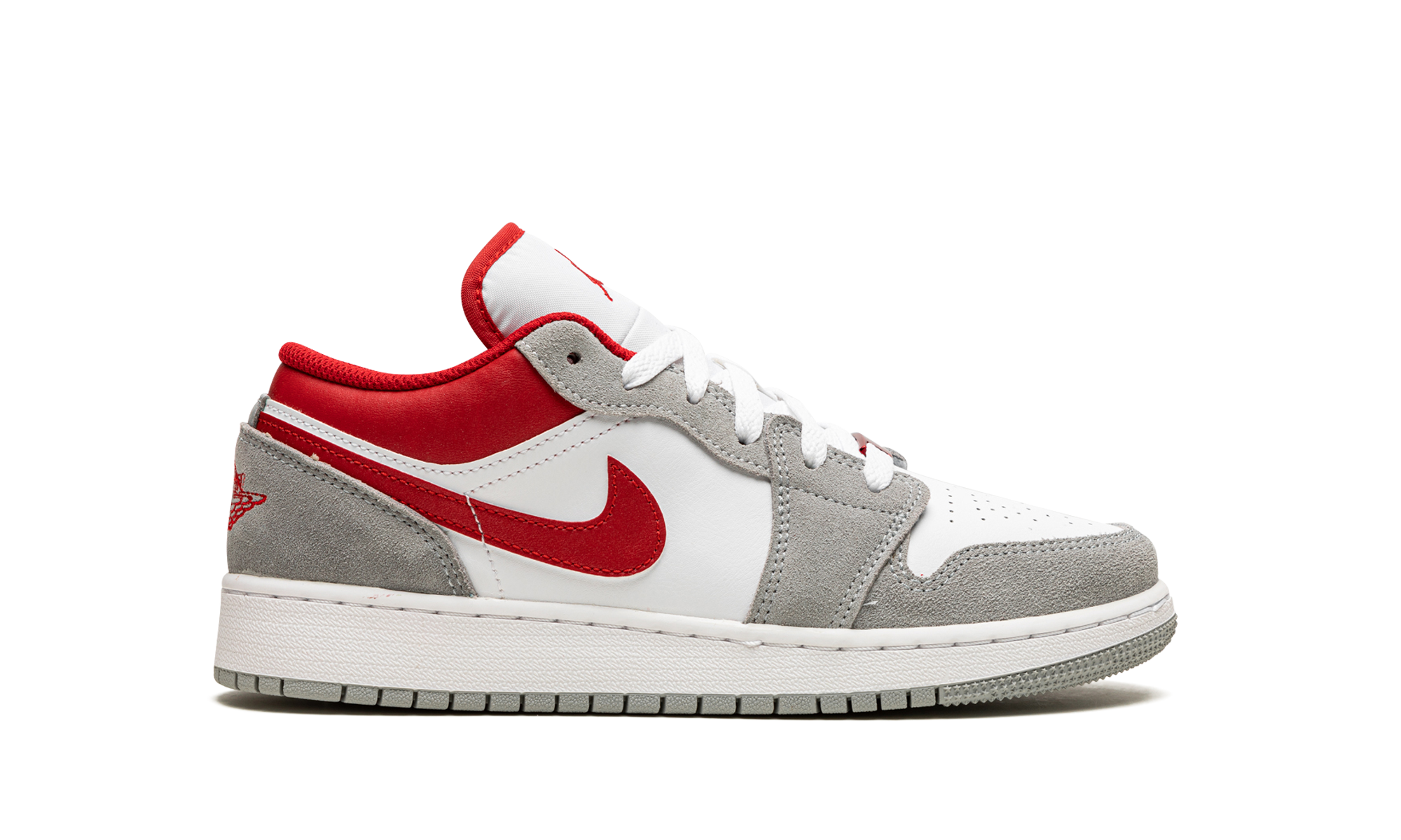 AJ 1 Low Se GS "Smoke Grey Gym Red"