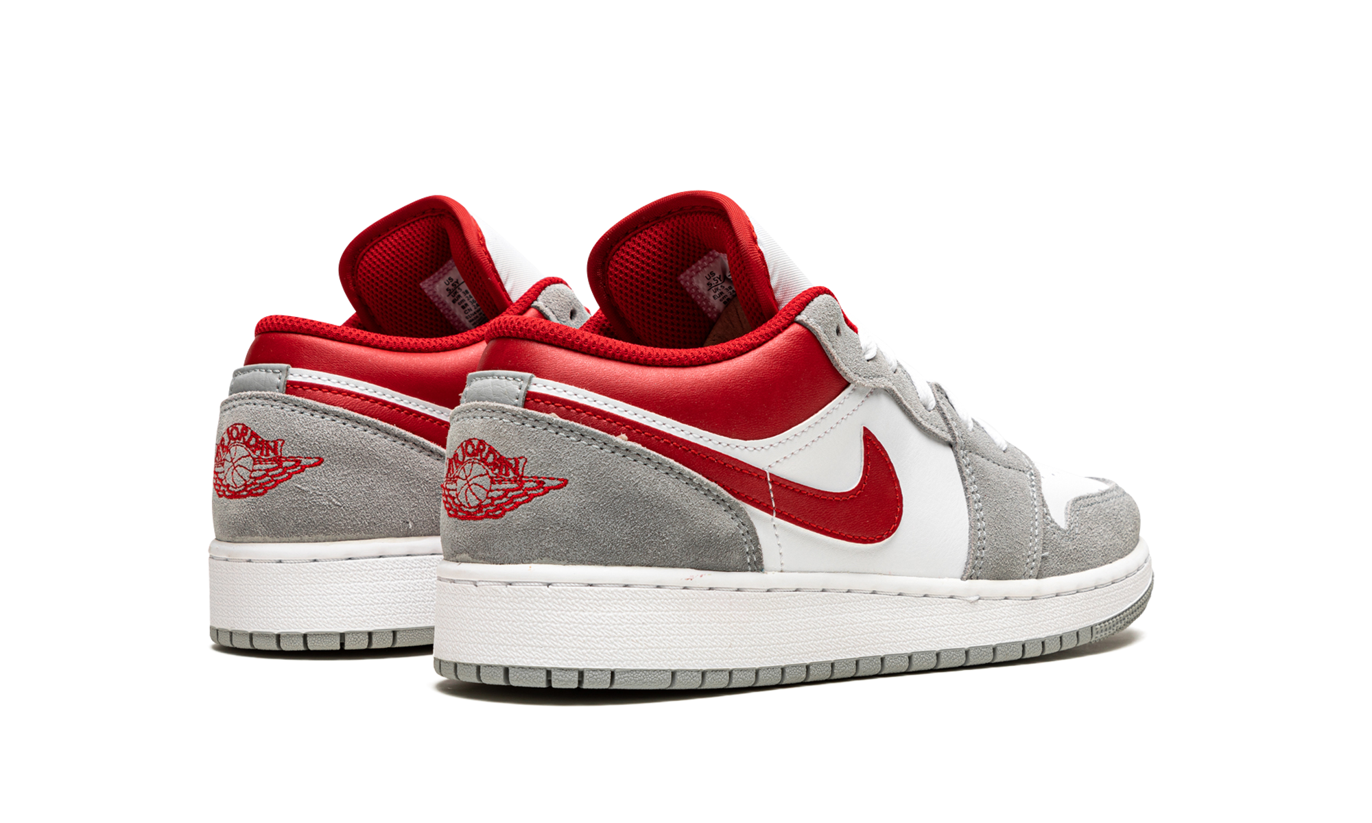 AJ 1 Low Se GS "Smoke Grey Gym Red"