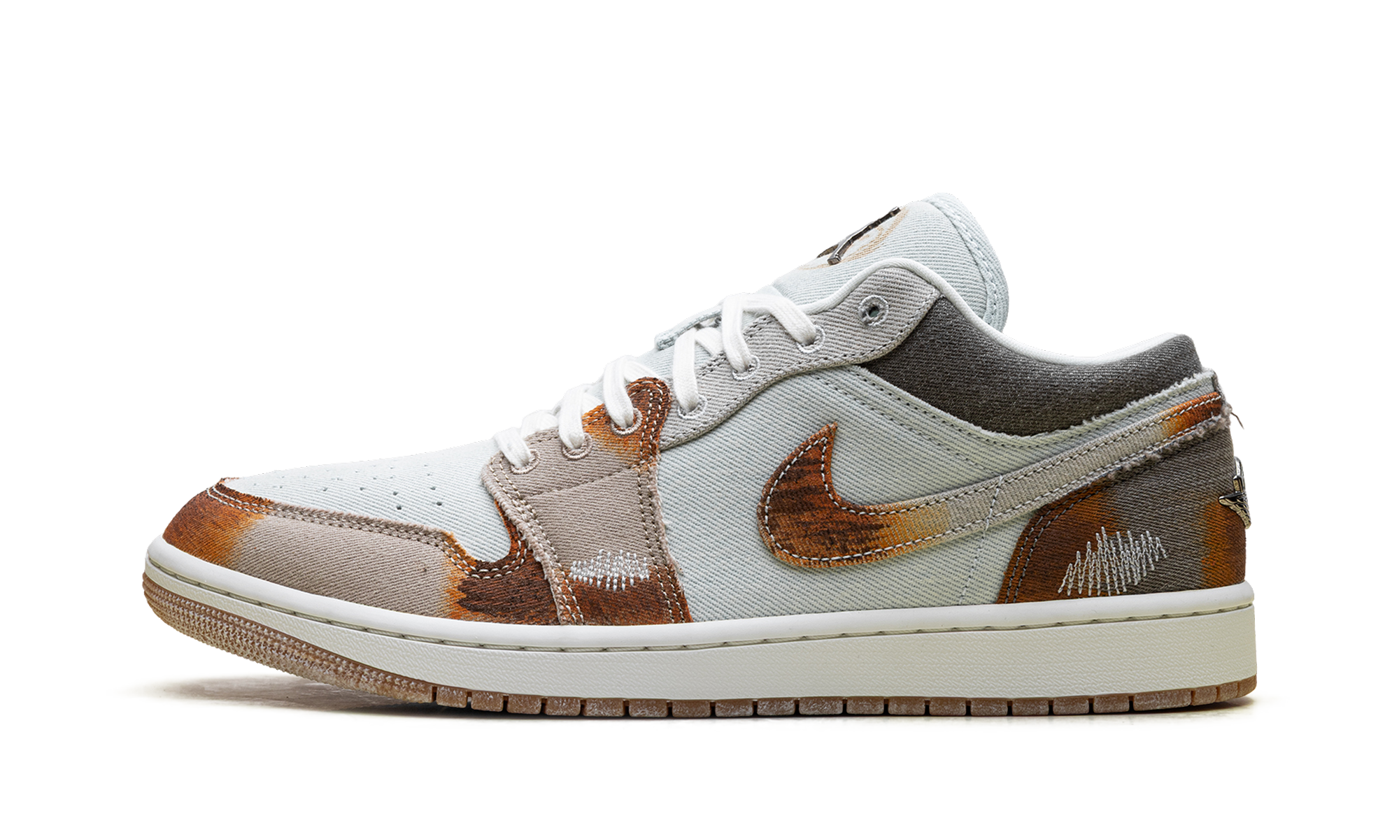 AJ 1 Low Se "Multi-color Sail Light Bone"