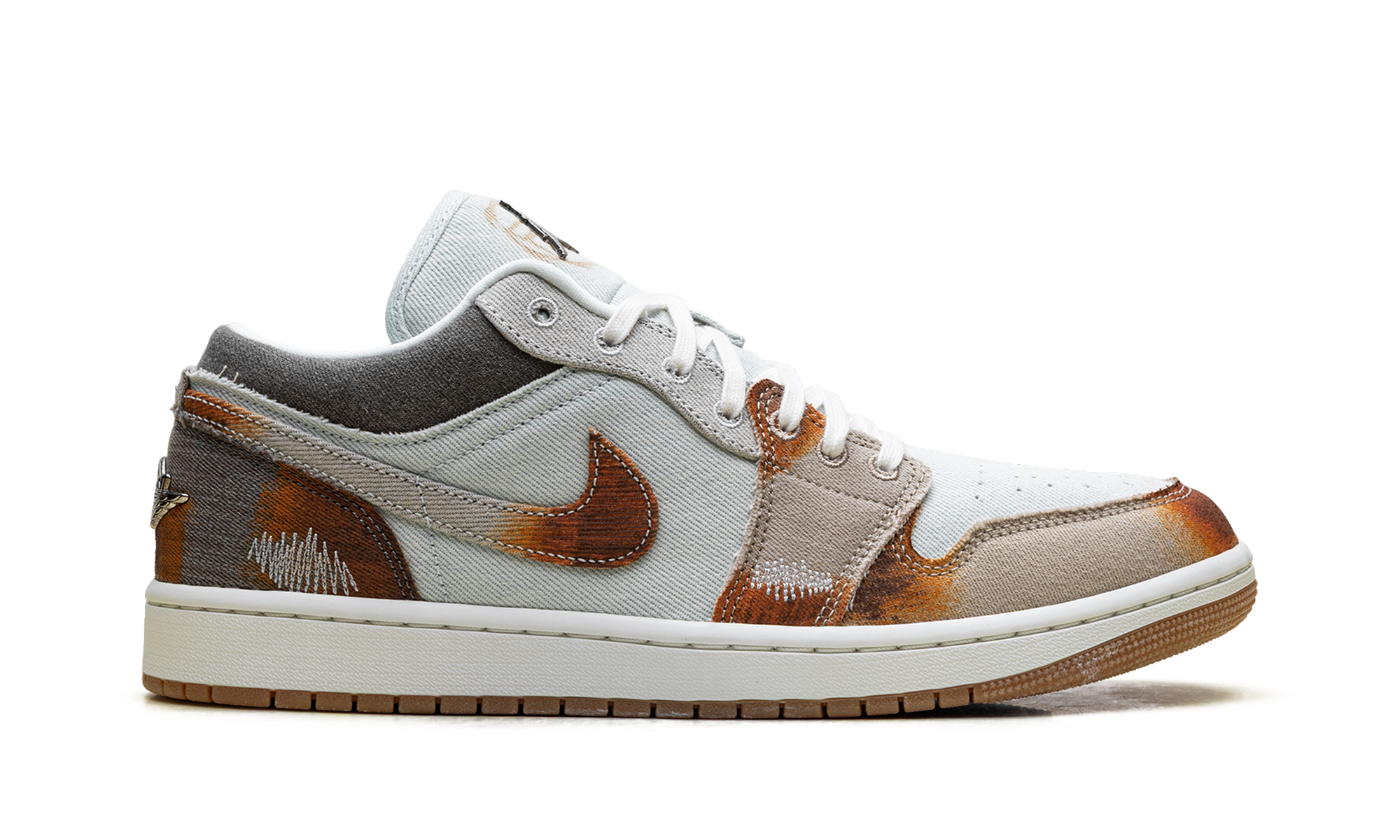 AJ 1 Low Se "Multi-color Sail Light Bone"