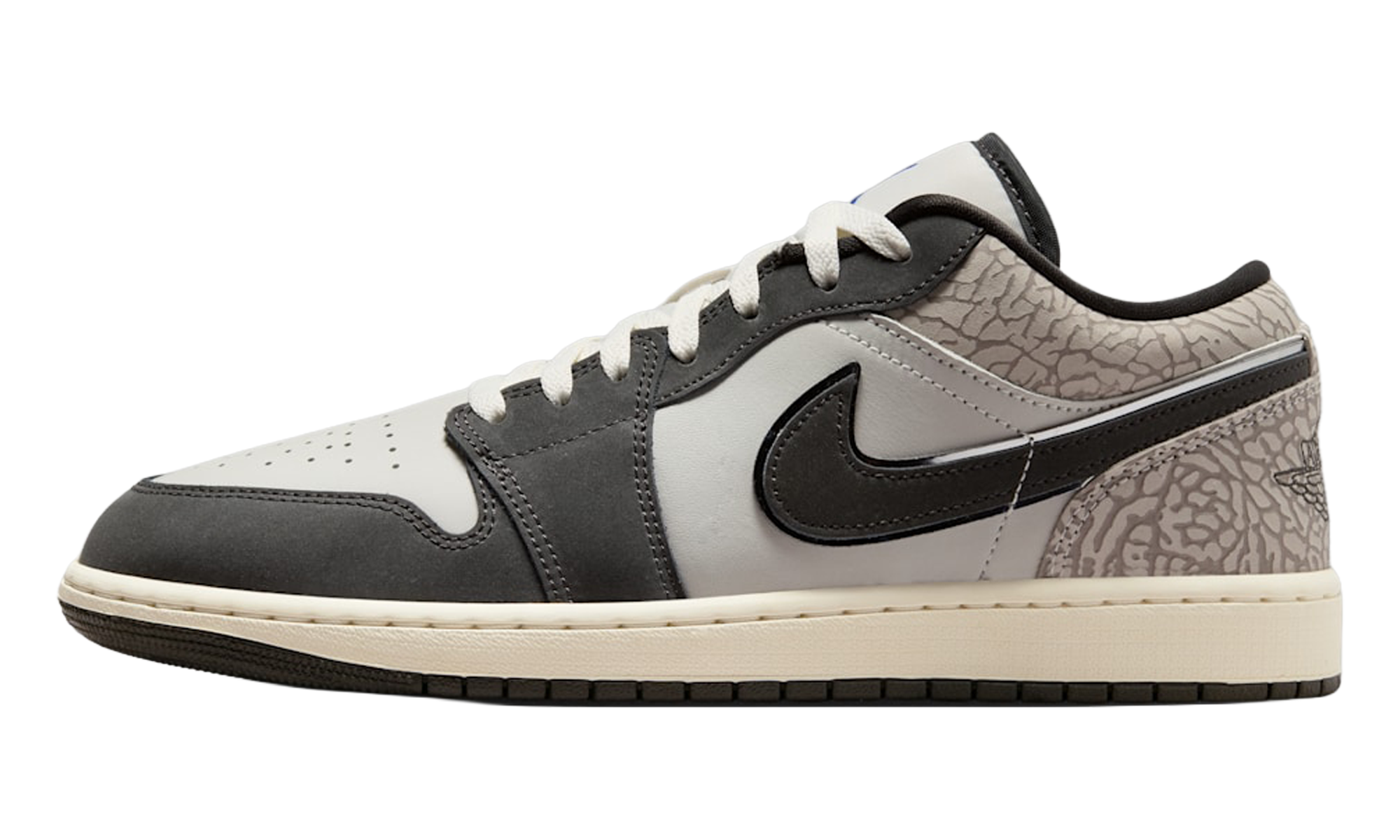 AJ 1 Low Se "Sail Deep Pewter Elephent Print"