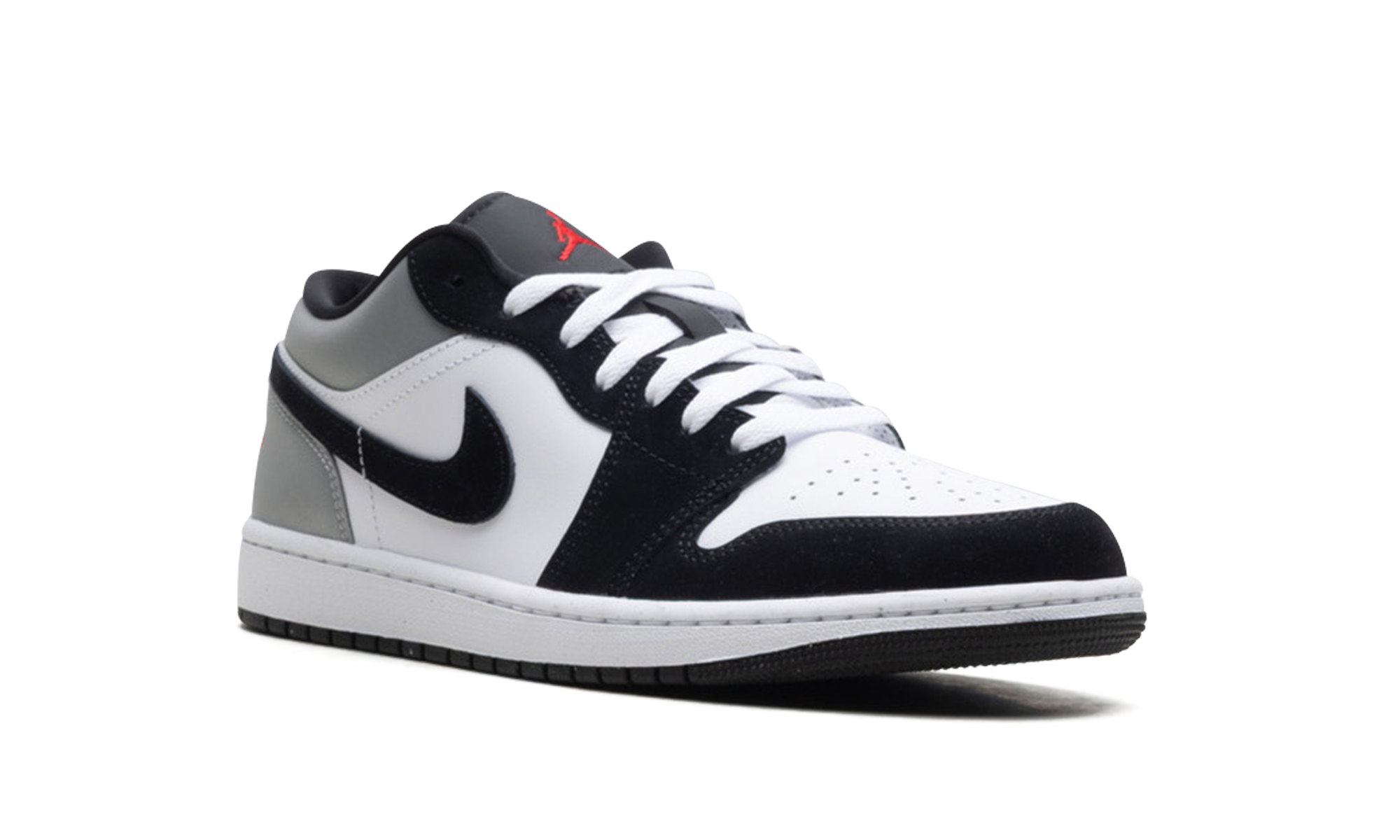 AJ 1 Low Se "White Fire Red Black Matte Silver"