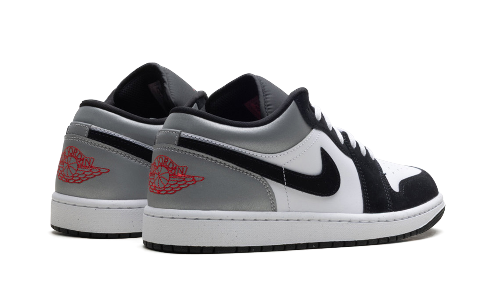 AJ 1 Low Se "White Fire Red Black Matte Silver"
