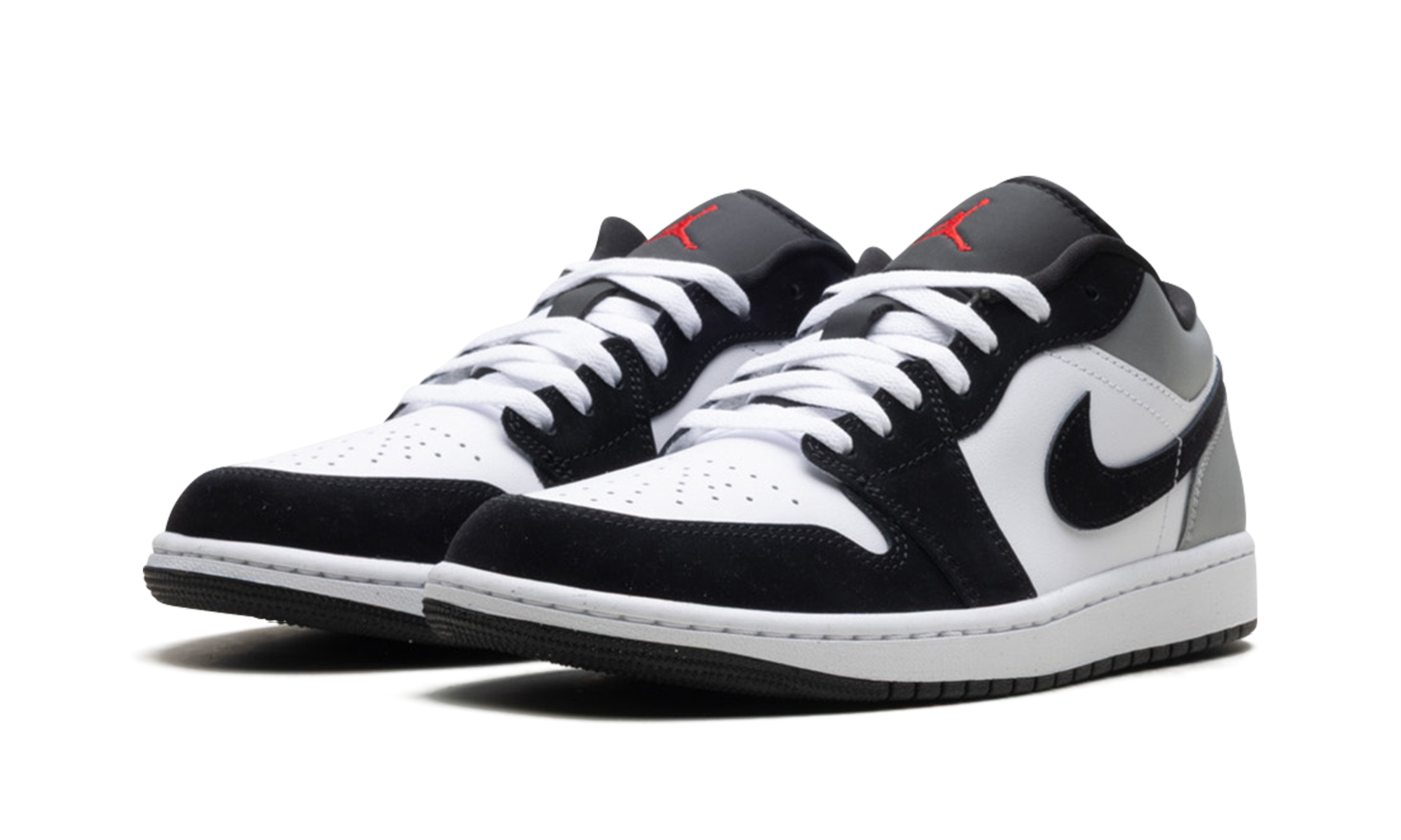 AJ 1 Low Se "White Fire Red Black Matte Silver"