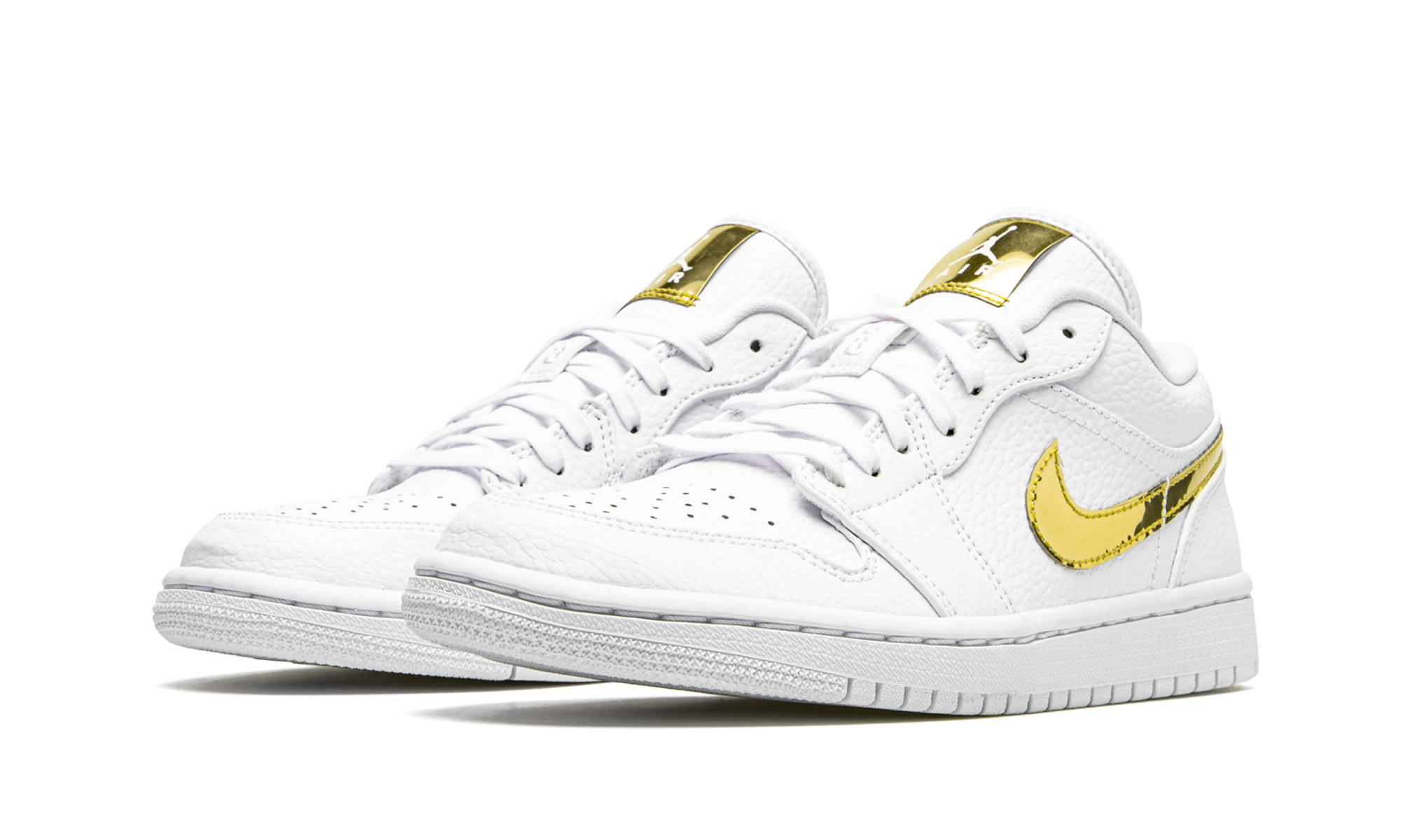 AJ 1 Low Se Women "White Metallic Gold"