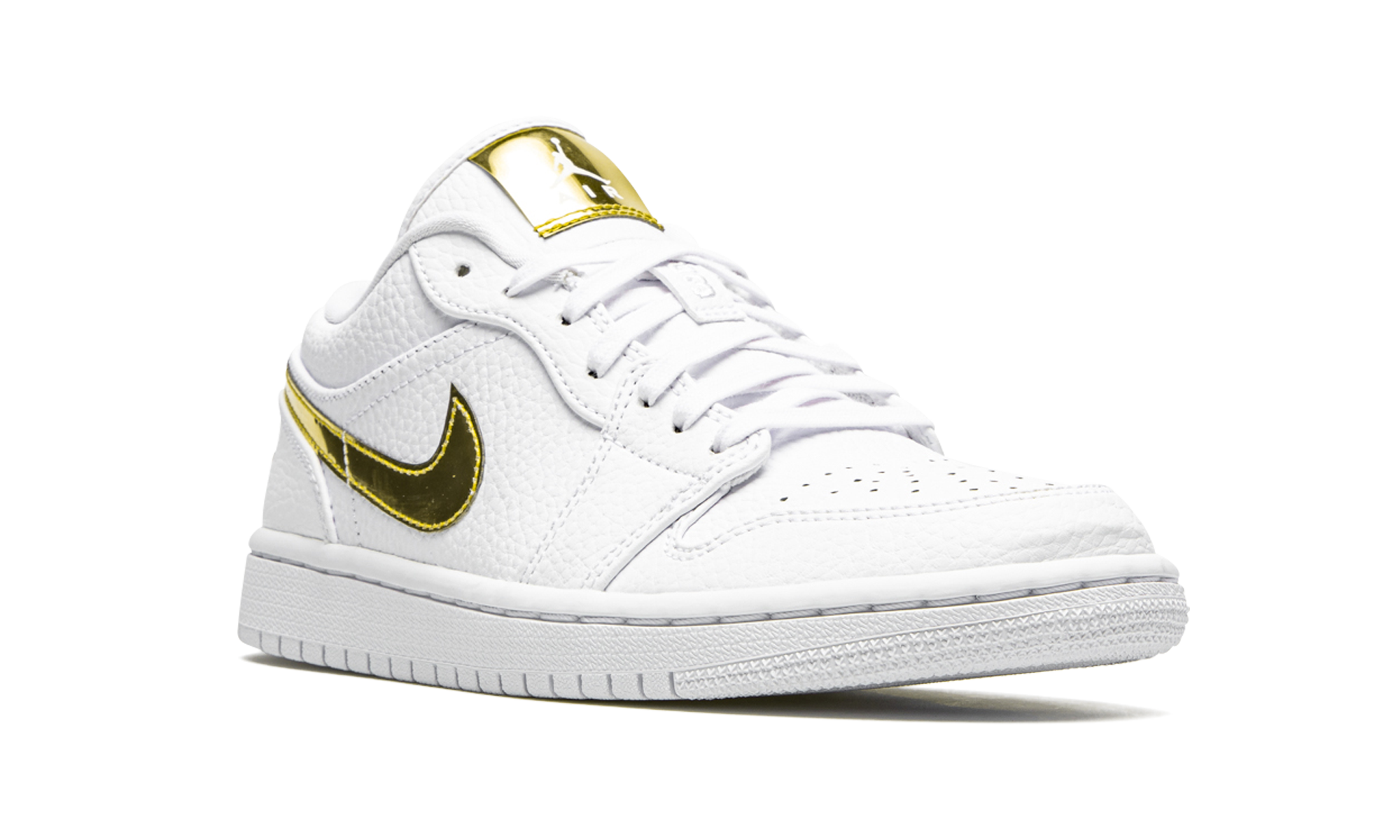 AJ 1 Low Se Women "White Metallic Gold"
