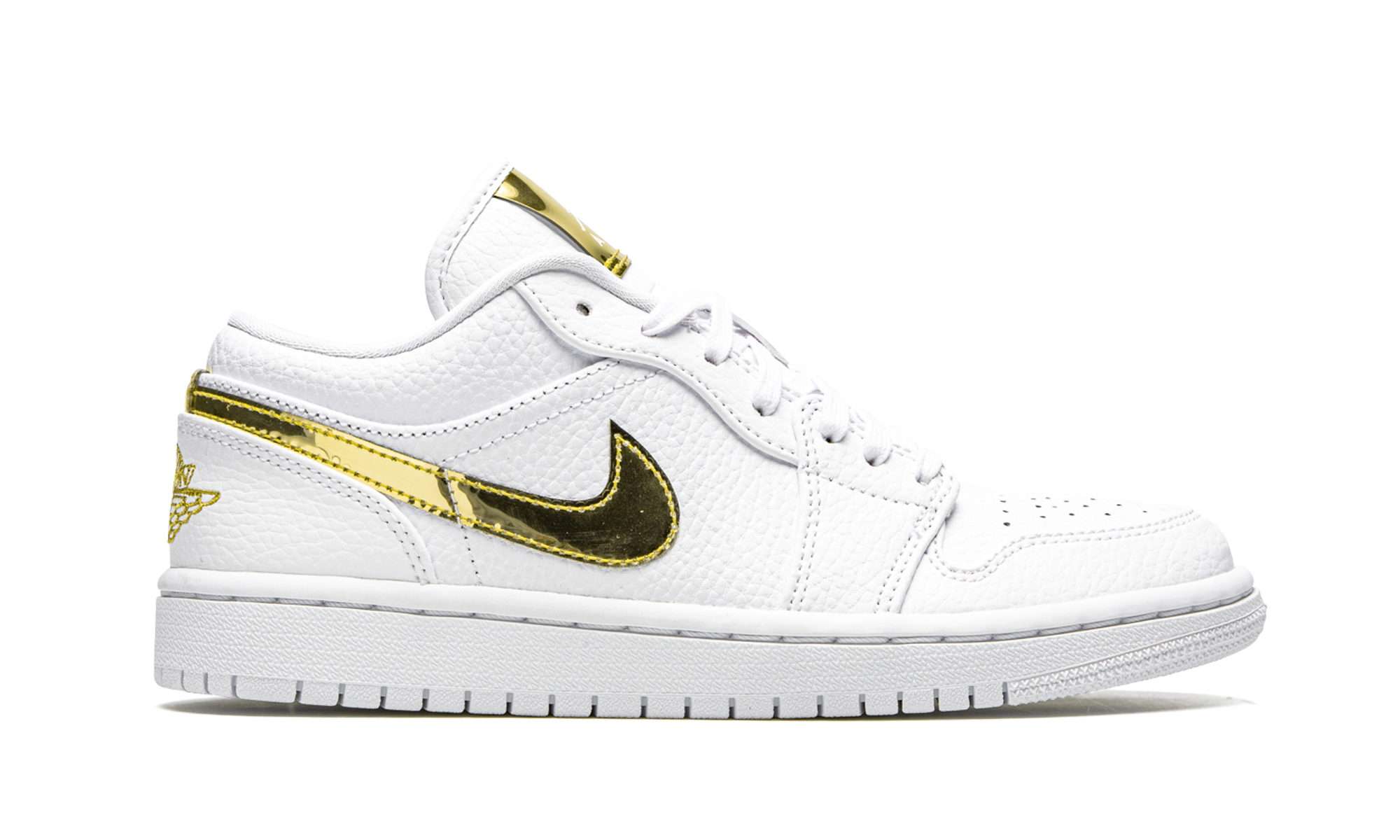 AJ 1 Low Se Women "White Metallic Gold"