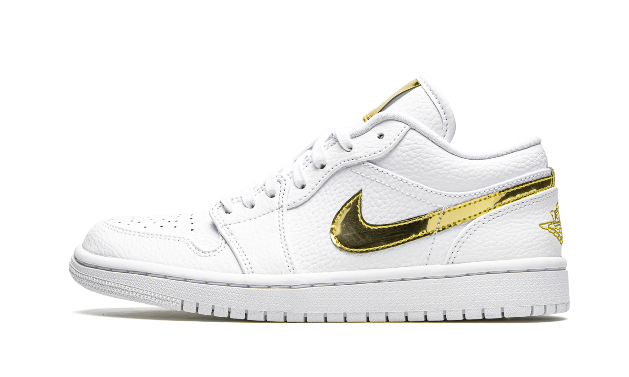AJ 1 Low Se Women "White Metallic Gold"