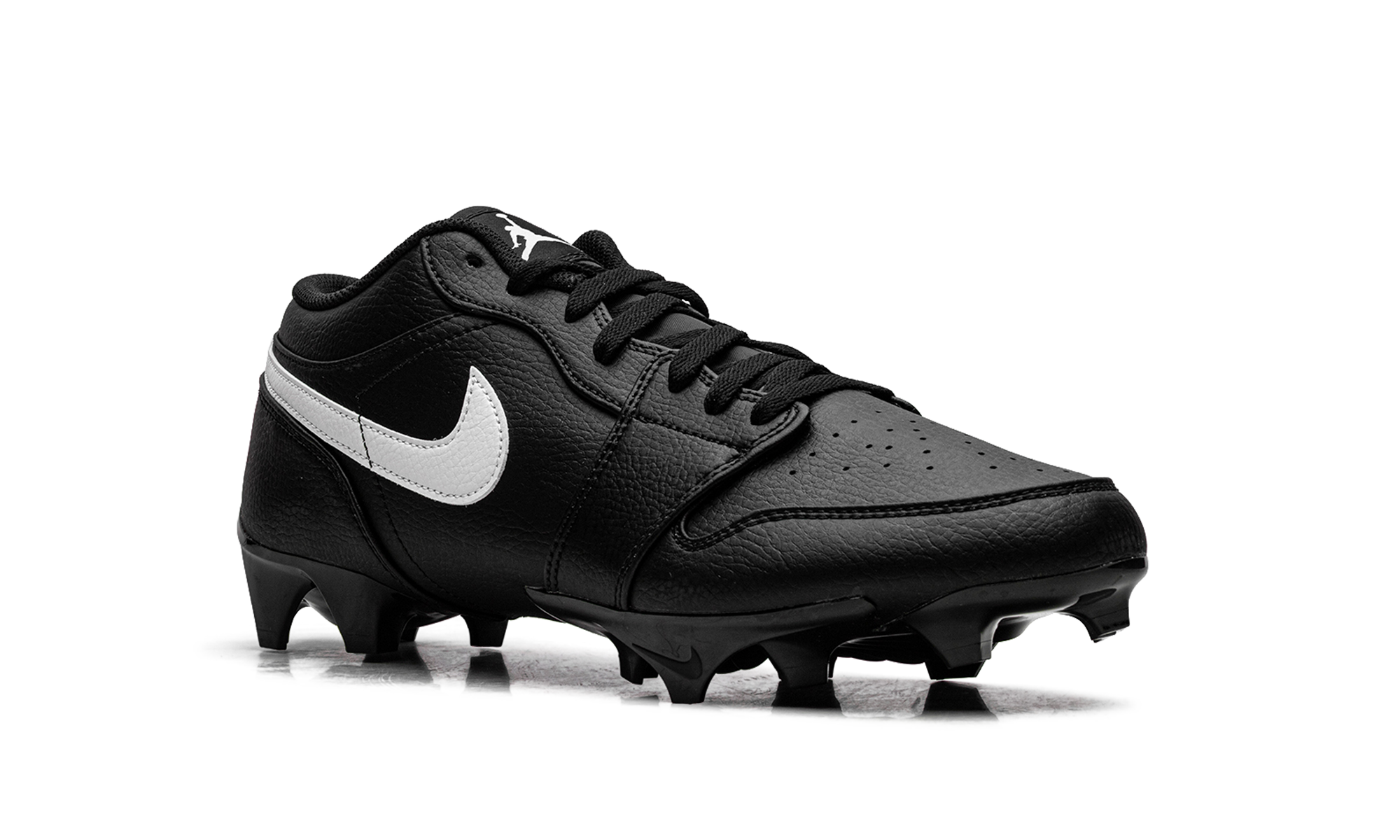 AJ 1 Low TD Cleat "Black White"