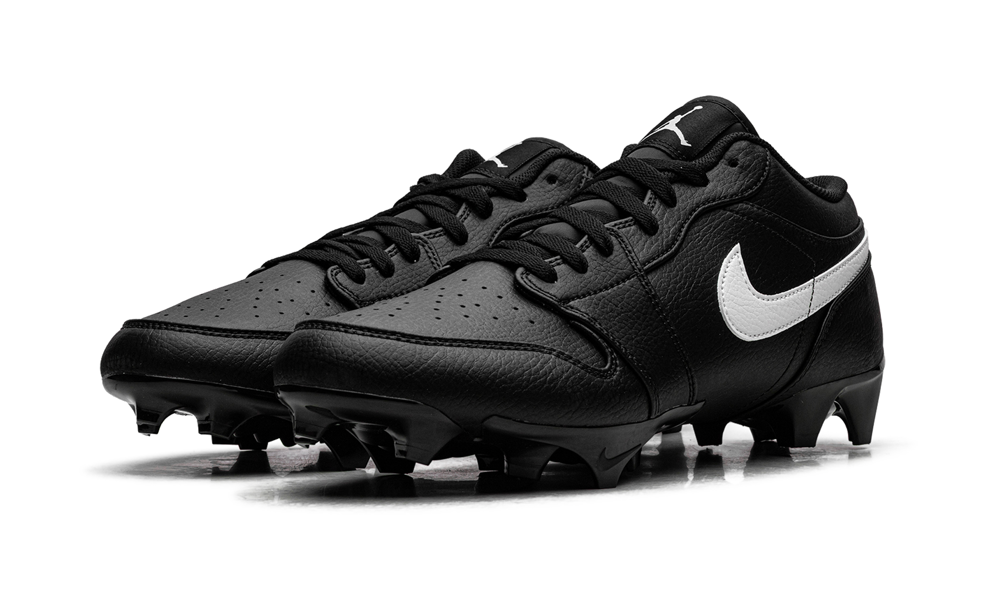 AJ 1 Low TD Cleat "Black White"