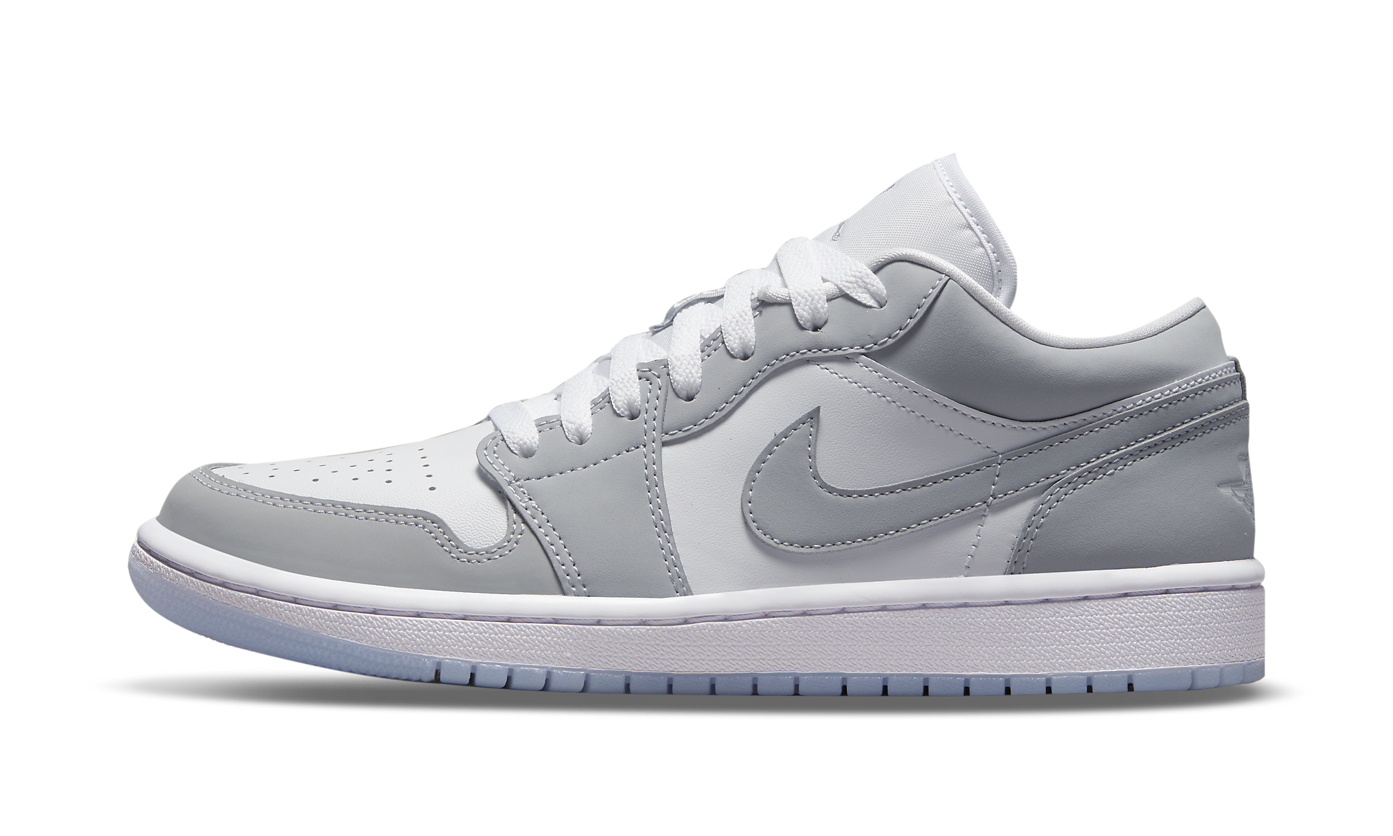 AJ 1 Low Women "White / Wolf Grey"