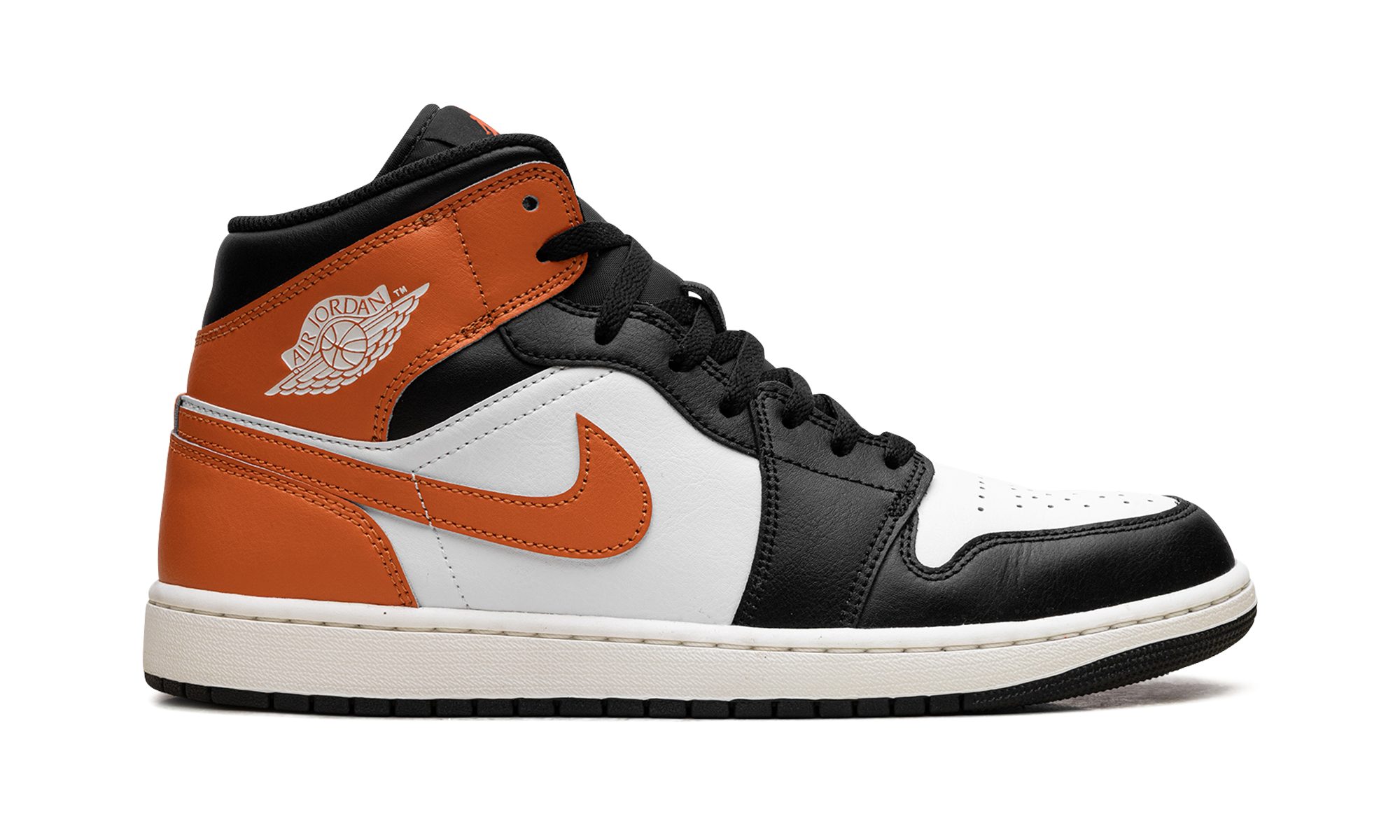 AJ 1 Mid "Black Toe Starfish"