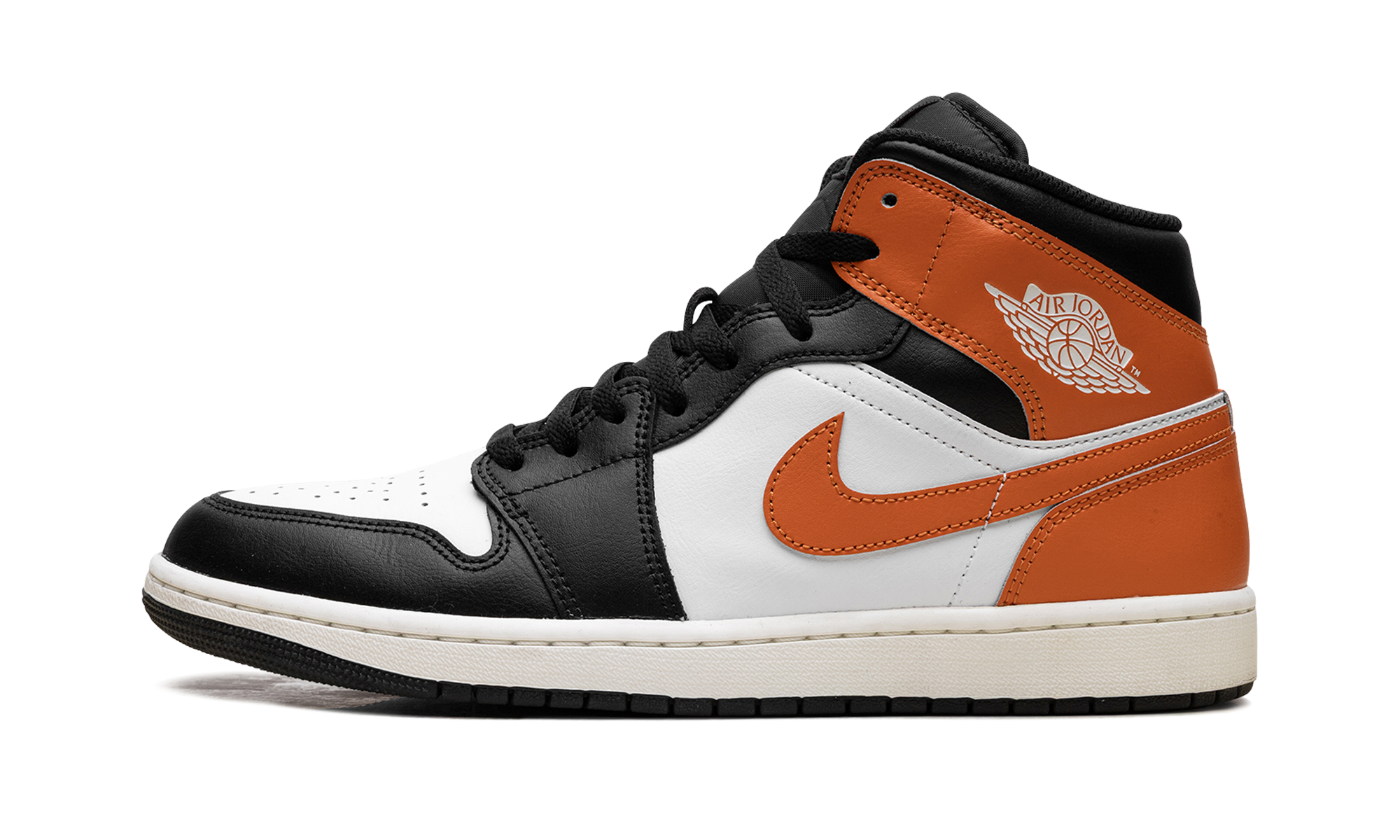 AJ 1 Mid "Black Toe Starfish"
