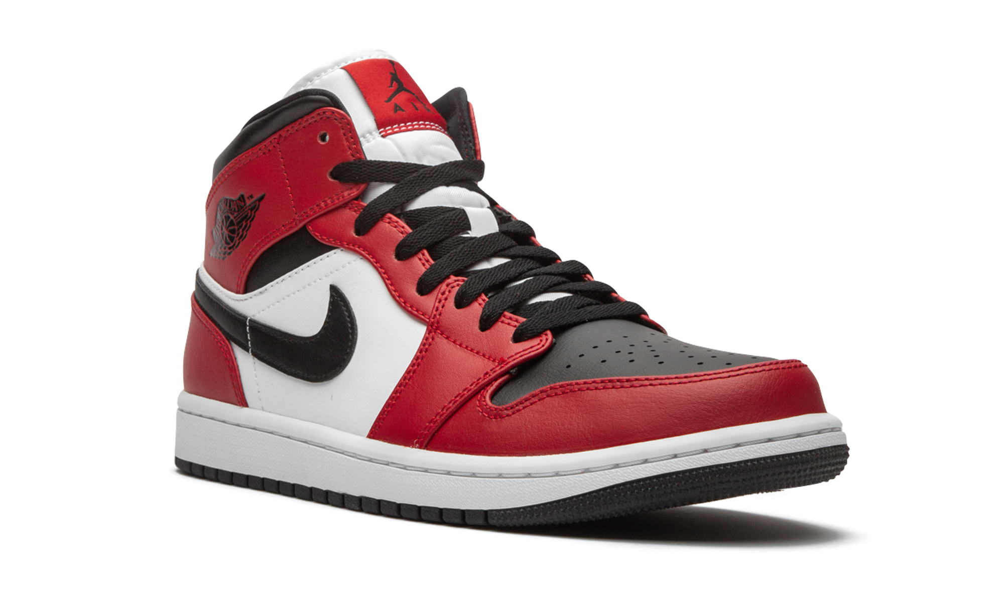 AJ 1 Mid "Chicago Black Toe"