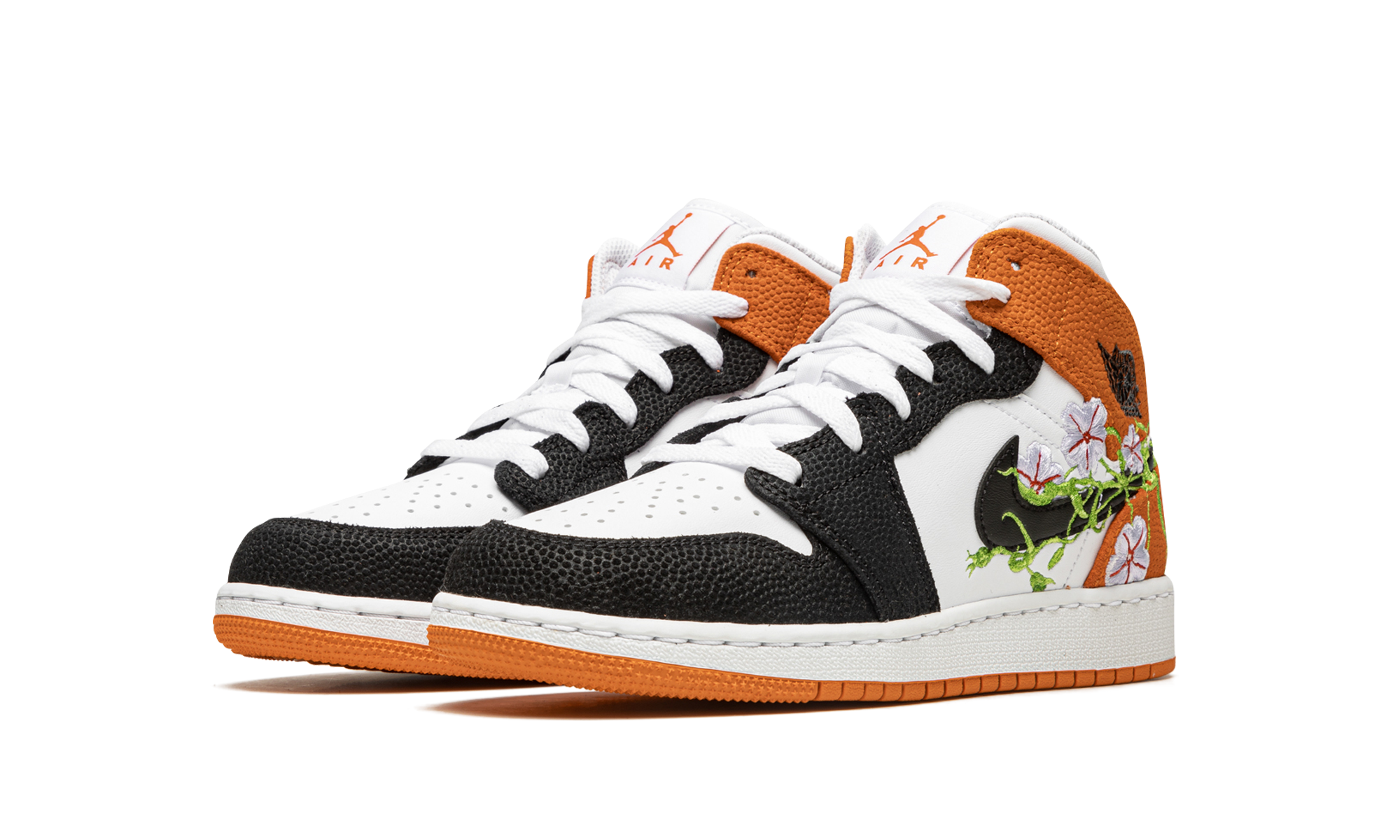 AJ 1 Mid GS "Basketball Blossom"