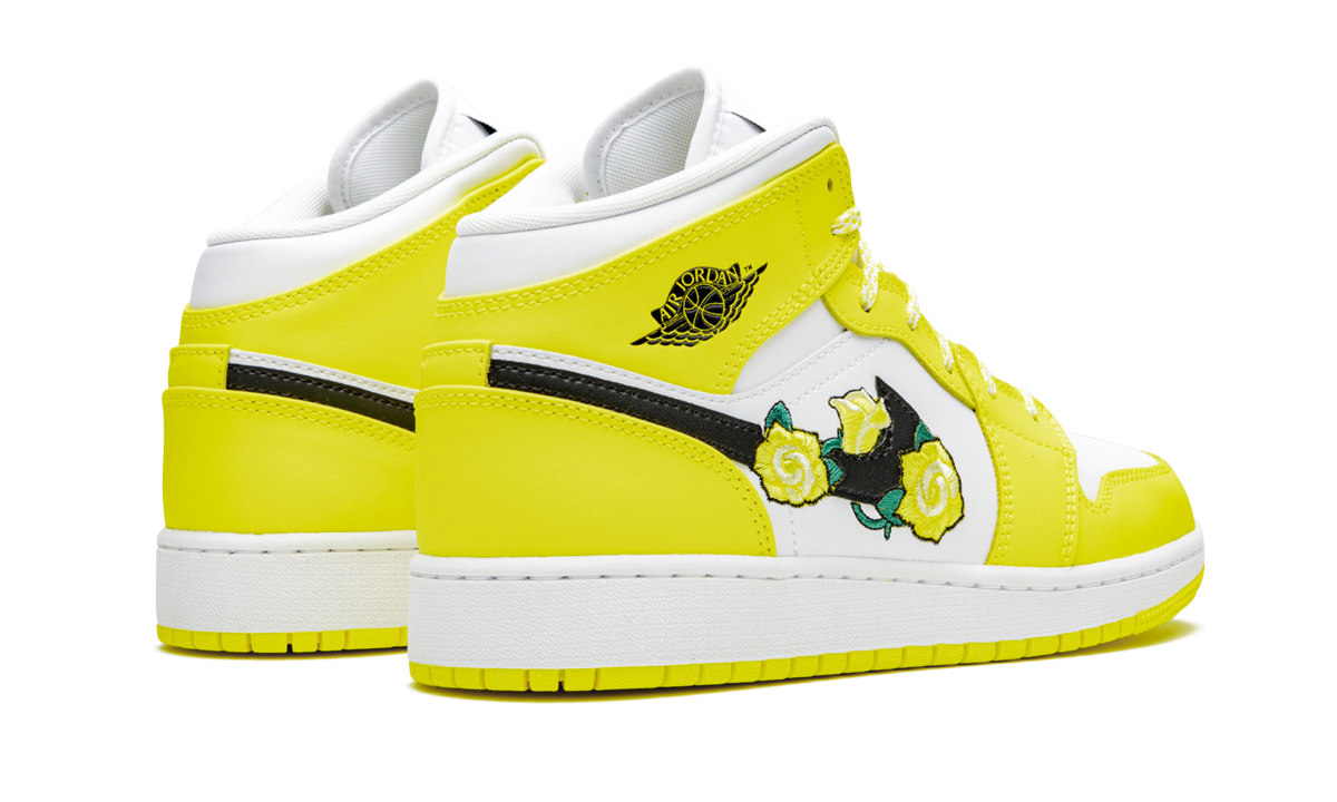 AJ 1 Mid GS "Dynamic Yellow"