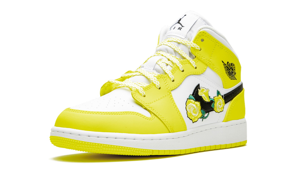 AJ 1 Mid GS "Dynamic Yellow"