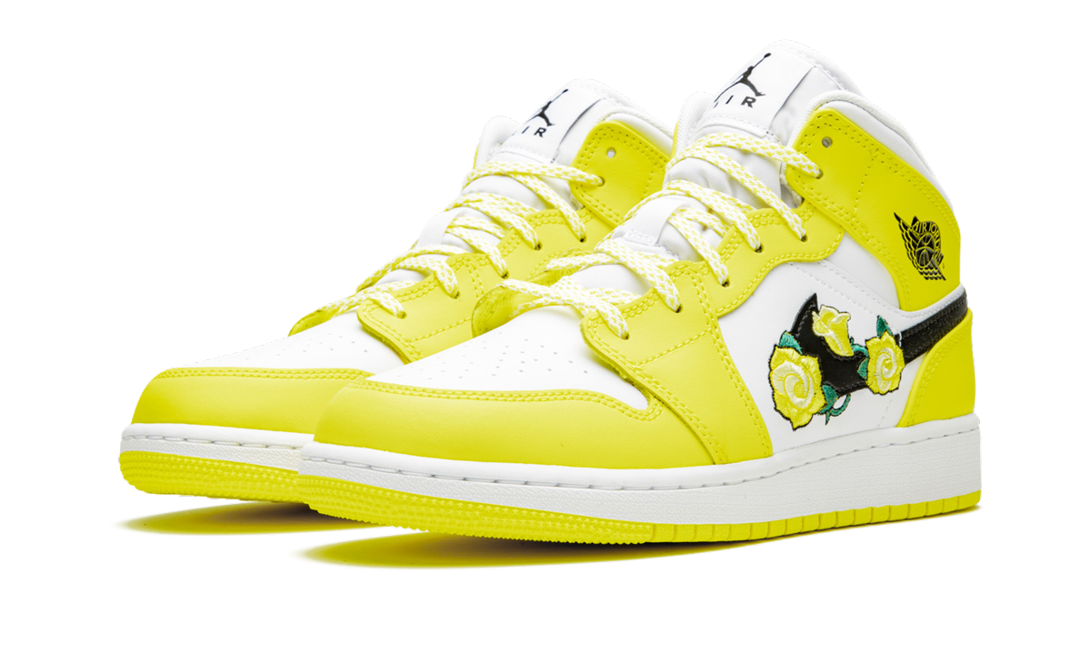 AJ 1 Mid GS "Dynamic Yellow"