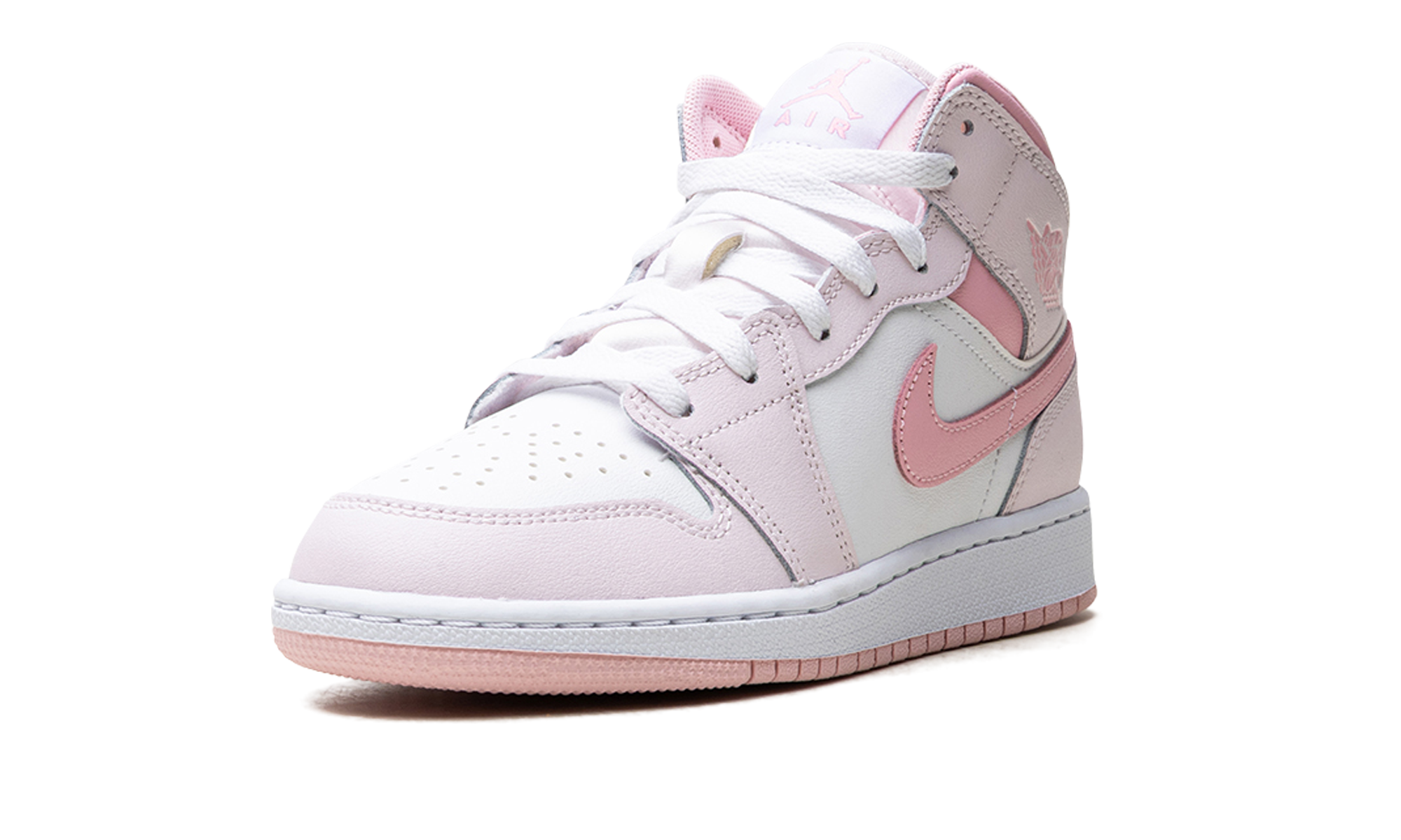AJ 1 Mid GS "Pearl Pink"
