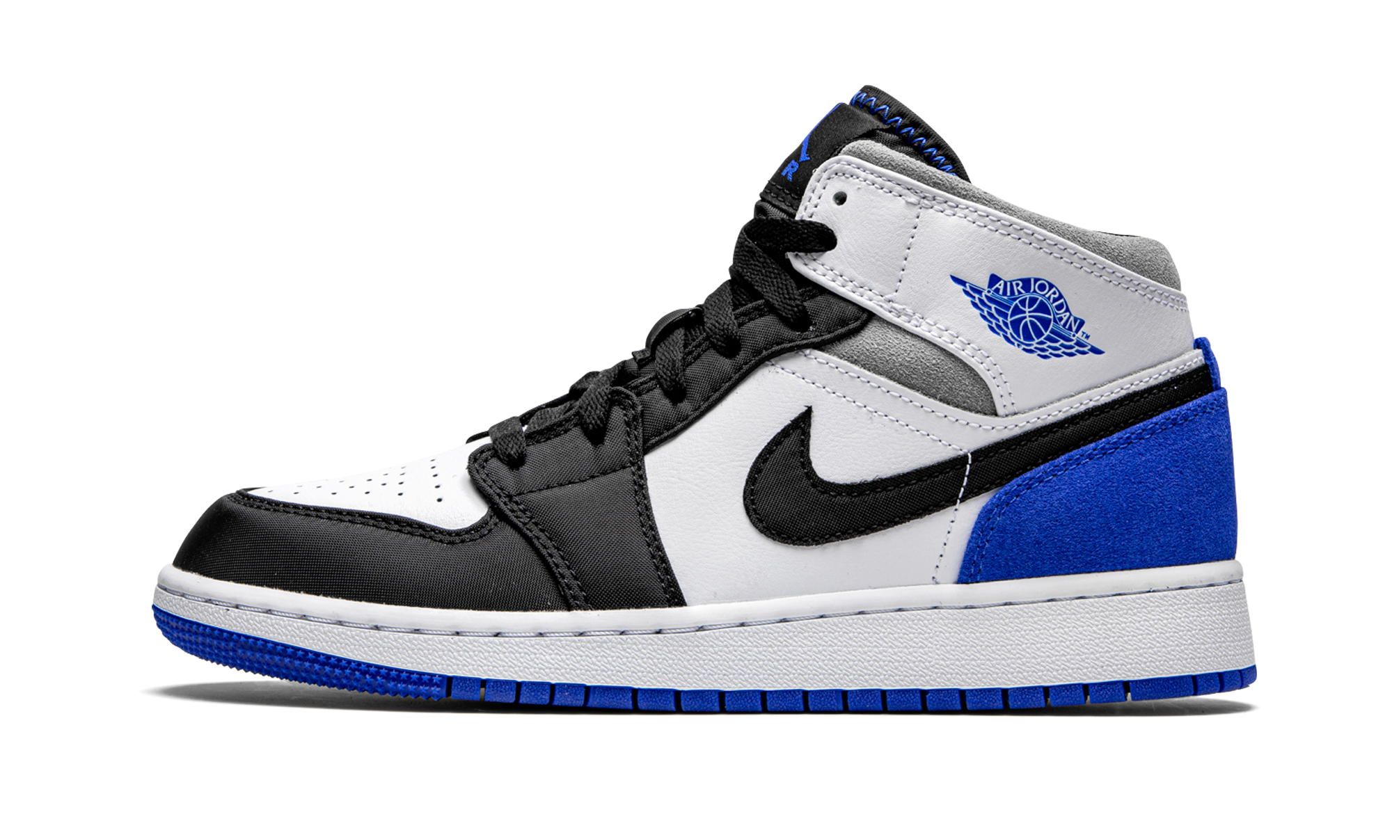 AJ 1 Mid GS "Royal White"