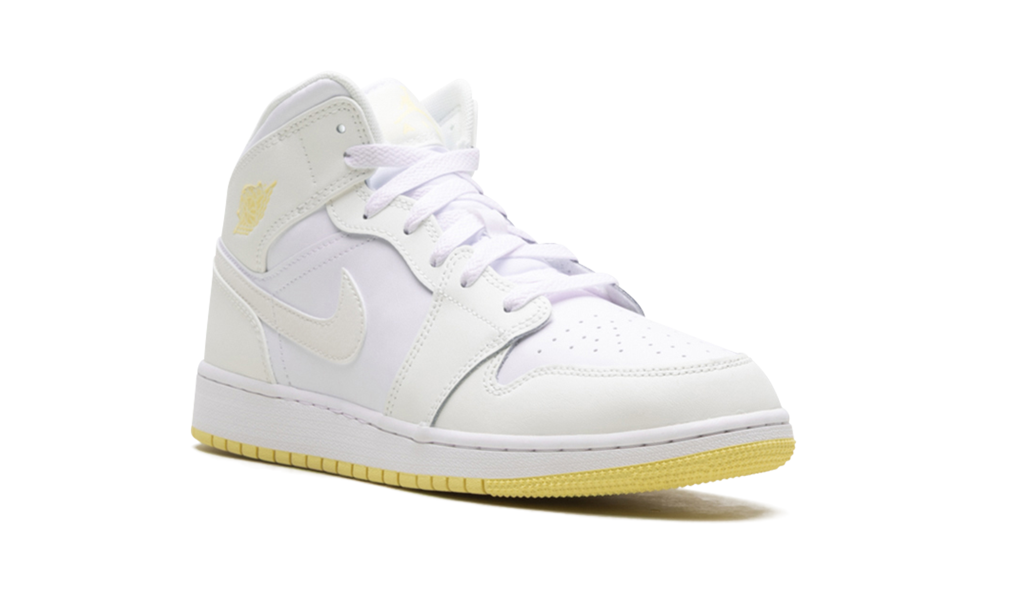 AJ 1 Mid GS "Sail Light Laser Orange"