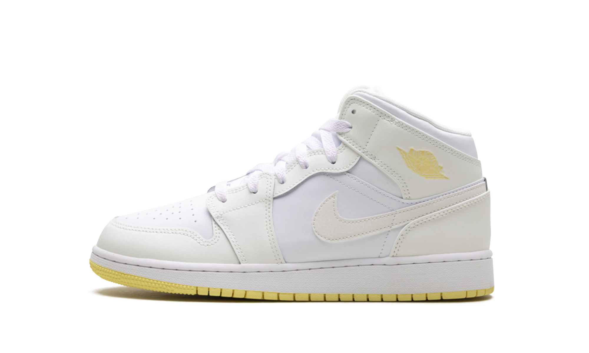 AJ 1 Mid GS "Sail Light Laser Orange"